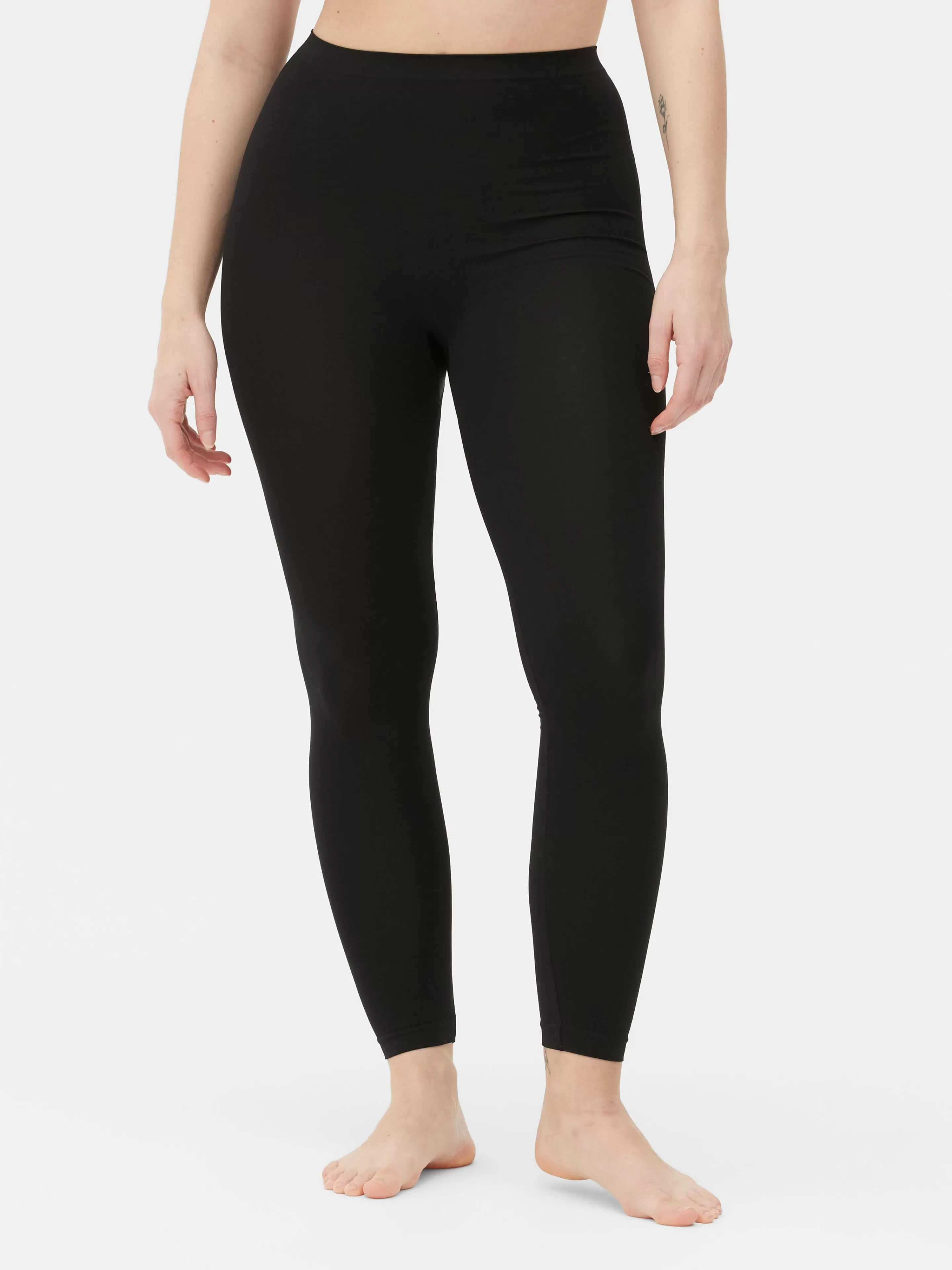 Primark Shapewear | Nahtlose, Figurformende Leggings Schwarz