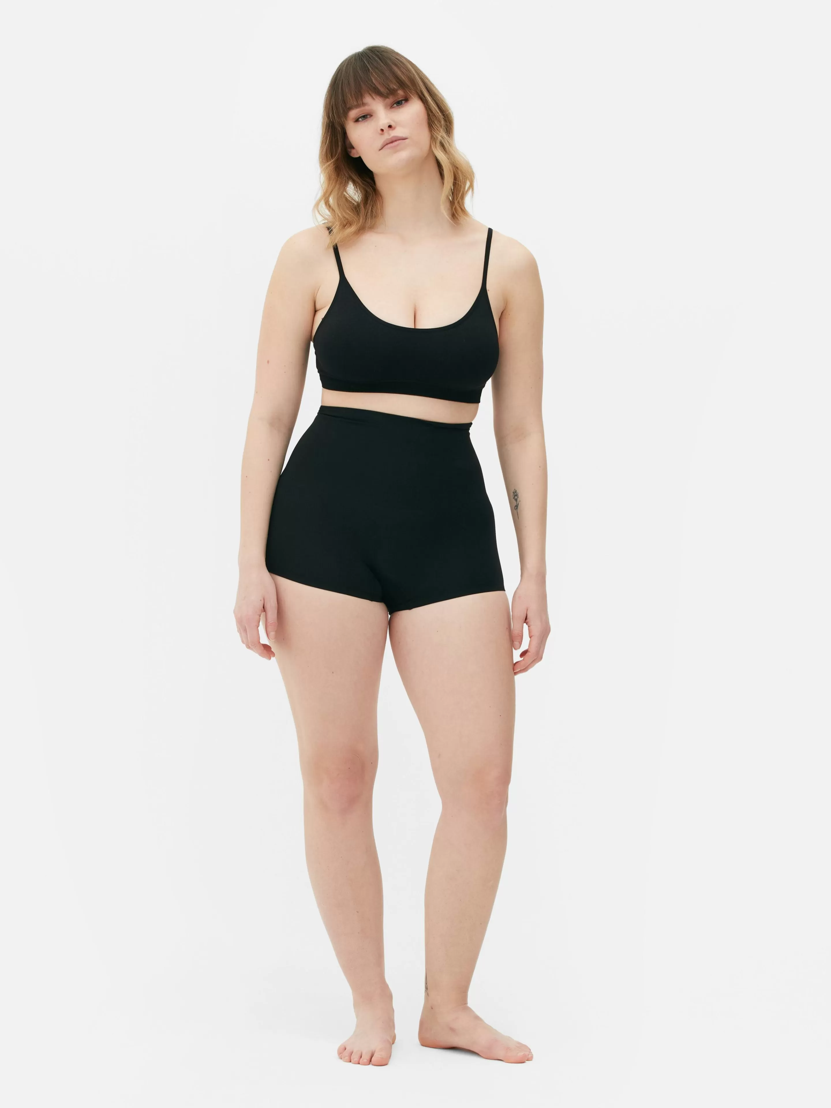 Primark Shapewear | Nahtlose, Figurformende Shorts Schwarz