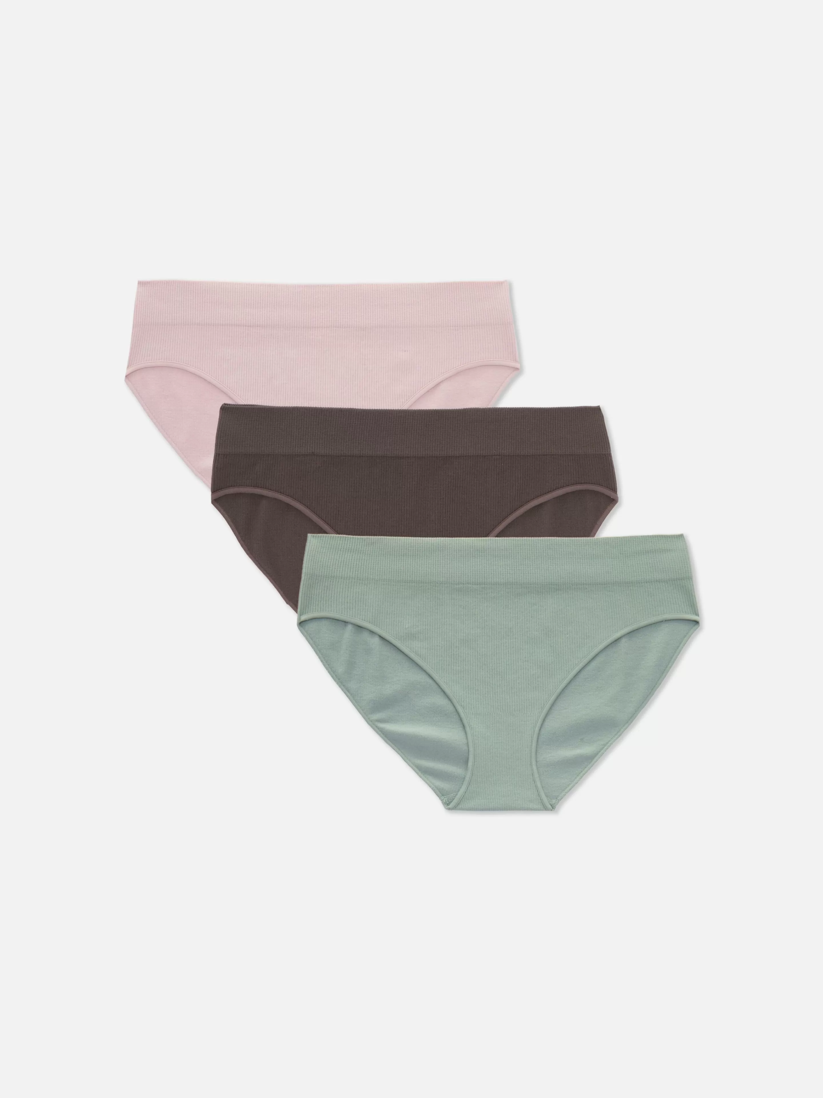 Primark Slips | Nahtlose, Gerippte Minislips, 3er-Pack Pink