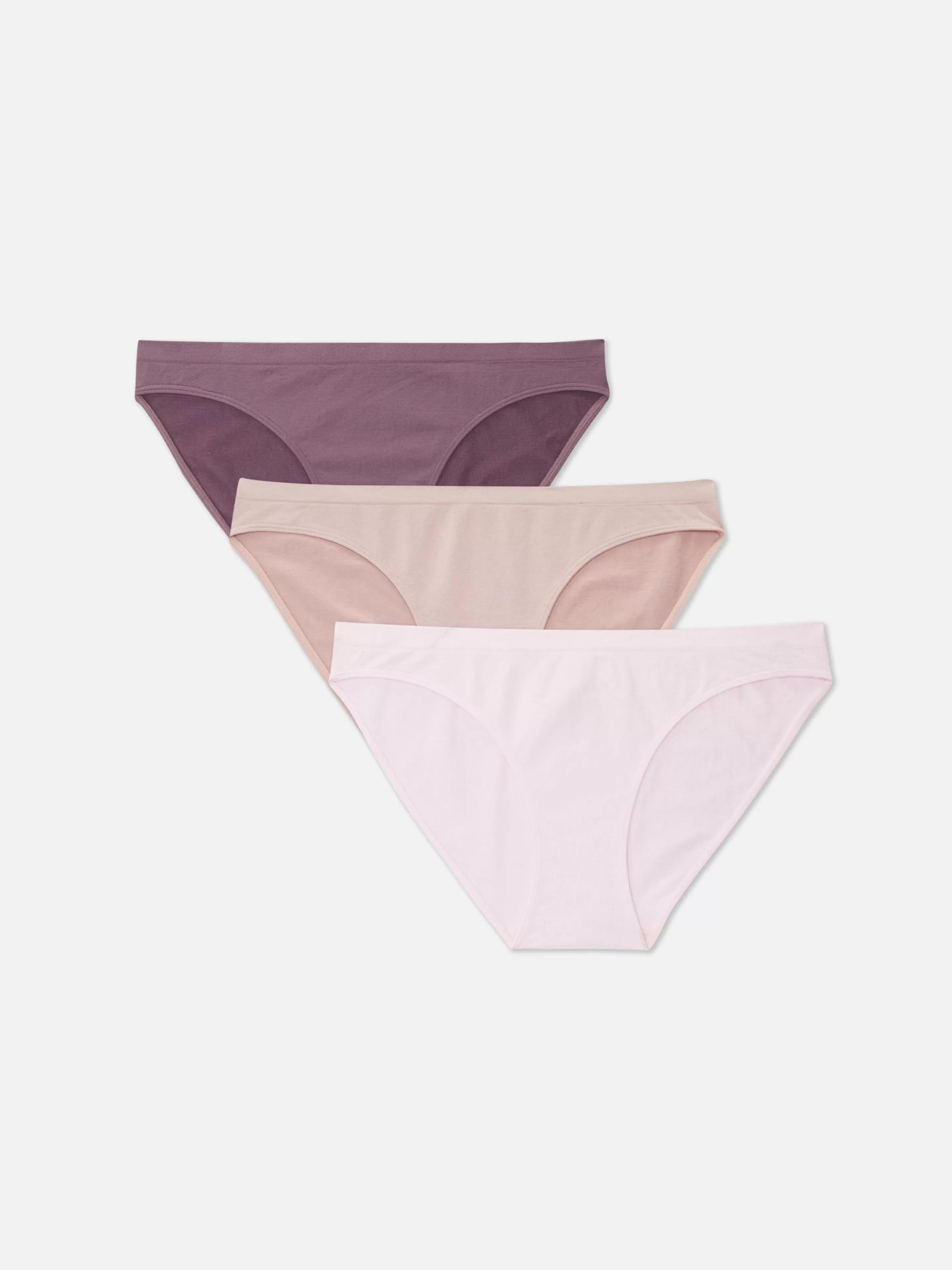 Primark Slips | Nahtlose Minislips, 3er-Pack Hellrosa