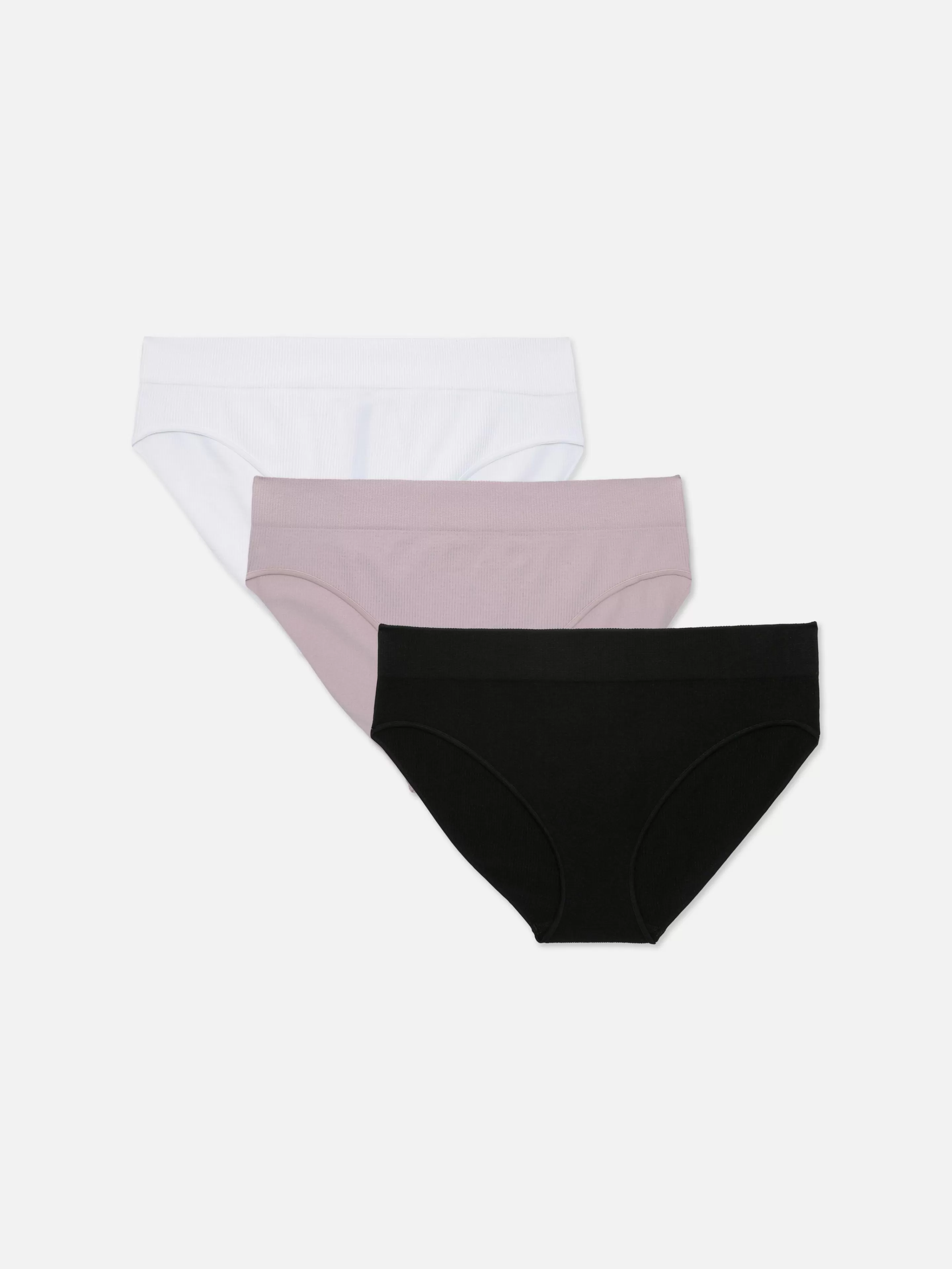 Primark Slips | Nahtlose Minislips Mit Breitem Bund, 3er-Pack Rosa