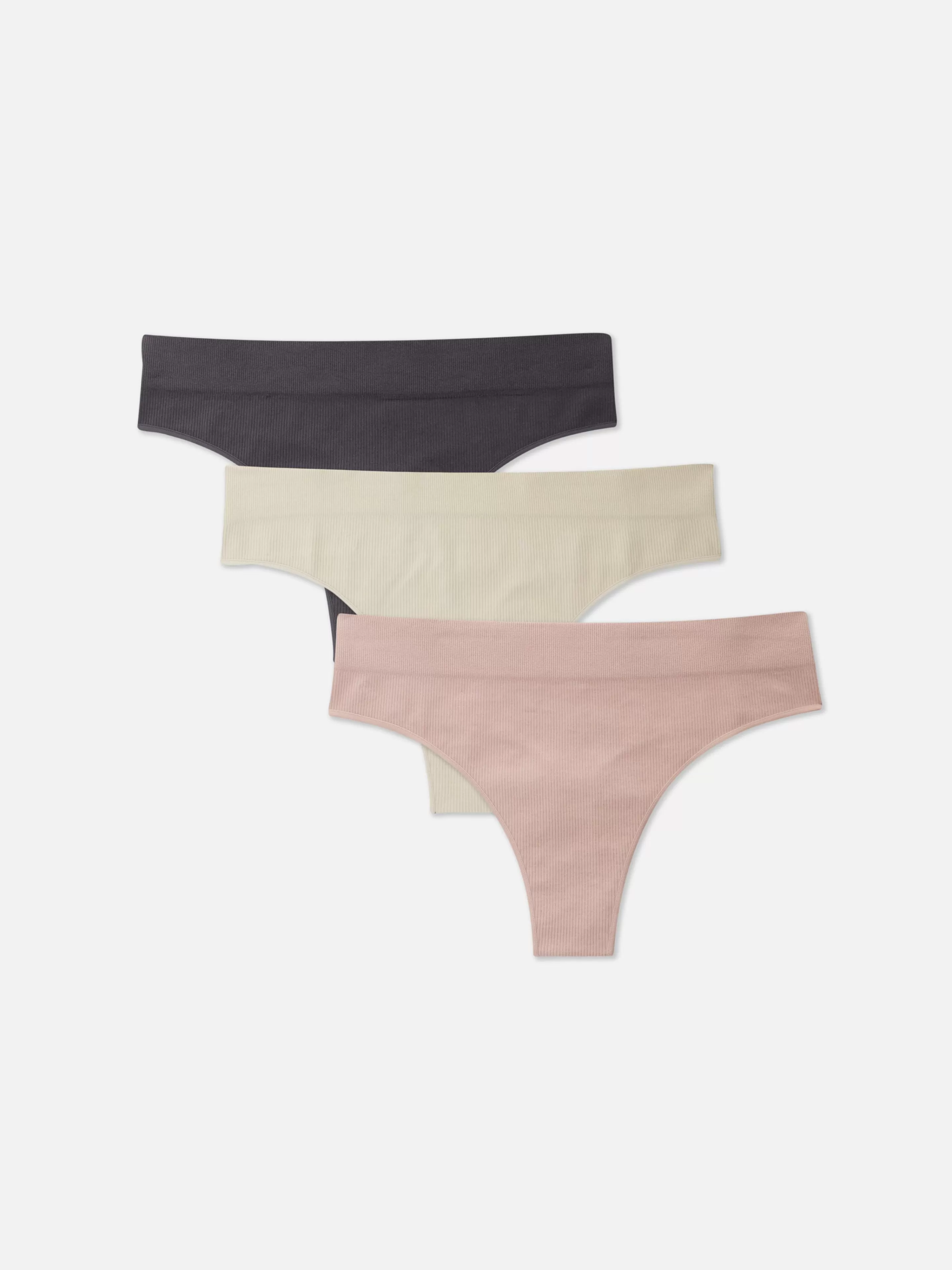 Primark Slips | Nahtlose Tangas, 3er-Pack Rosa