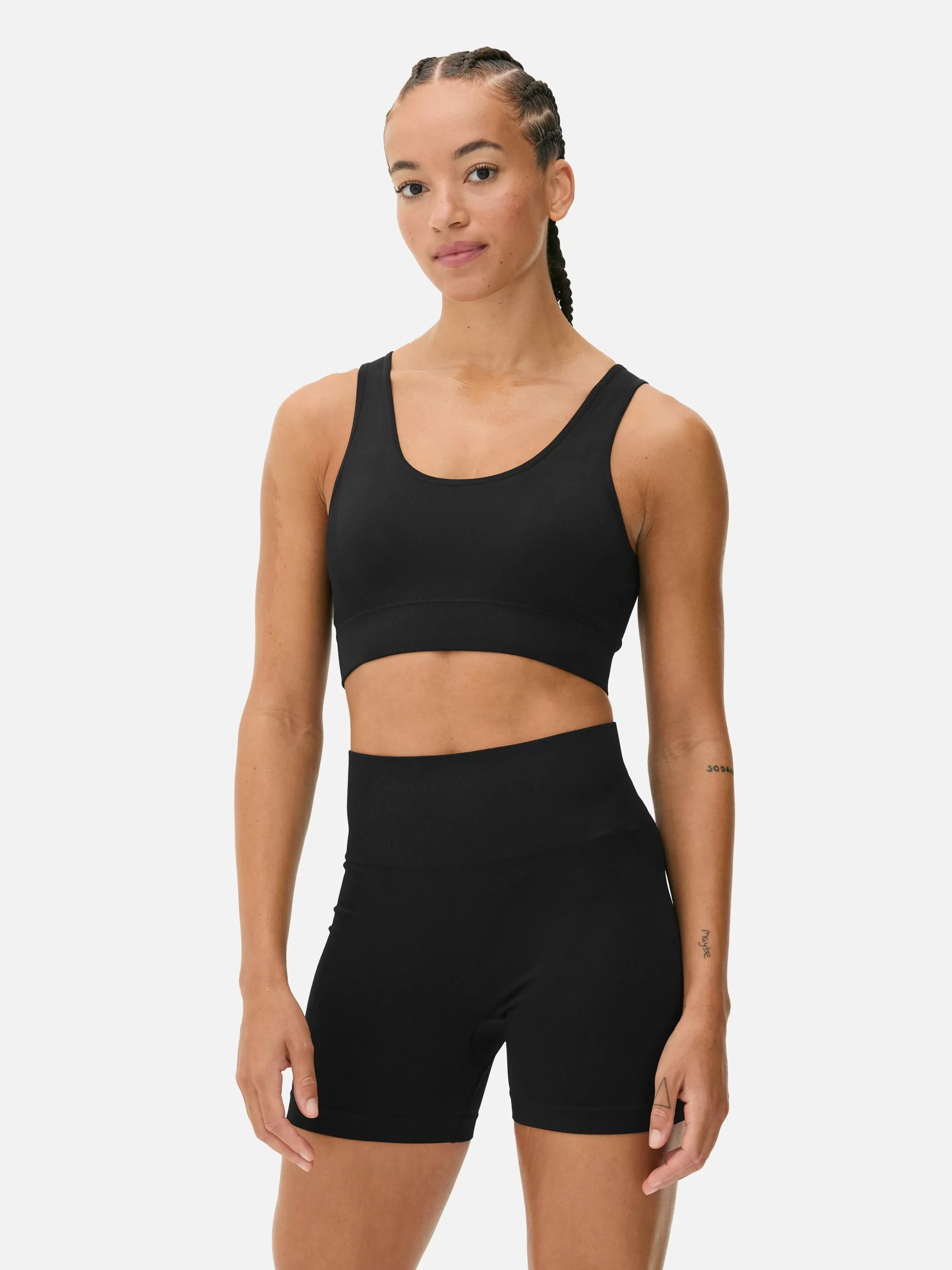 Primark Fitnesskleidung Und Activewear | Nahtloser Sport-BH Schwarz