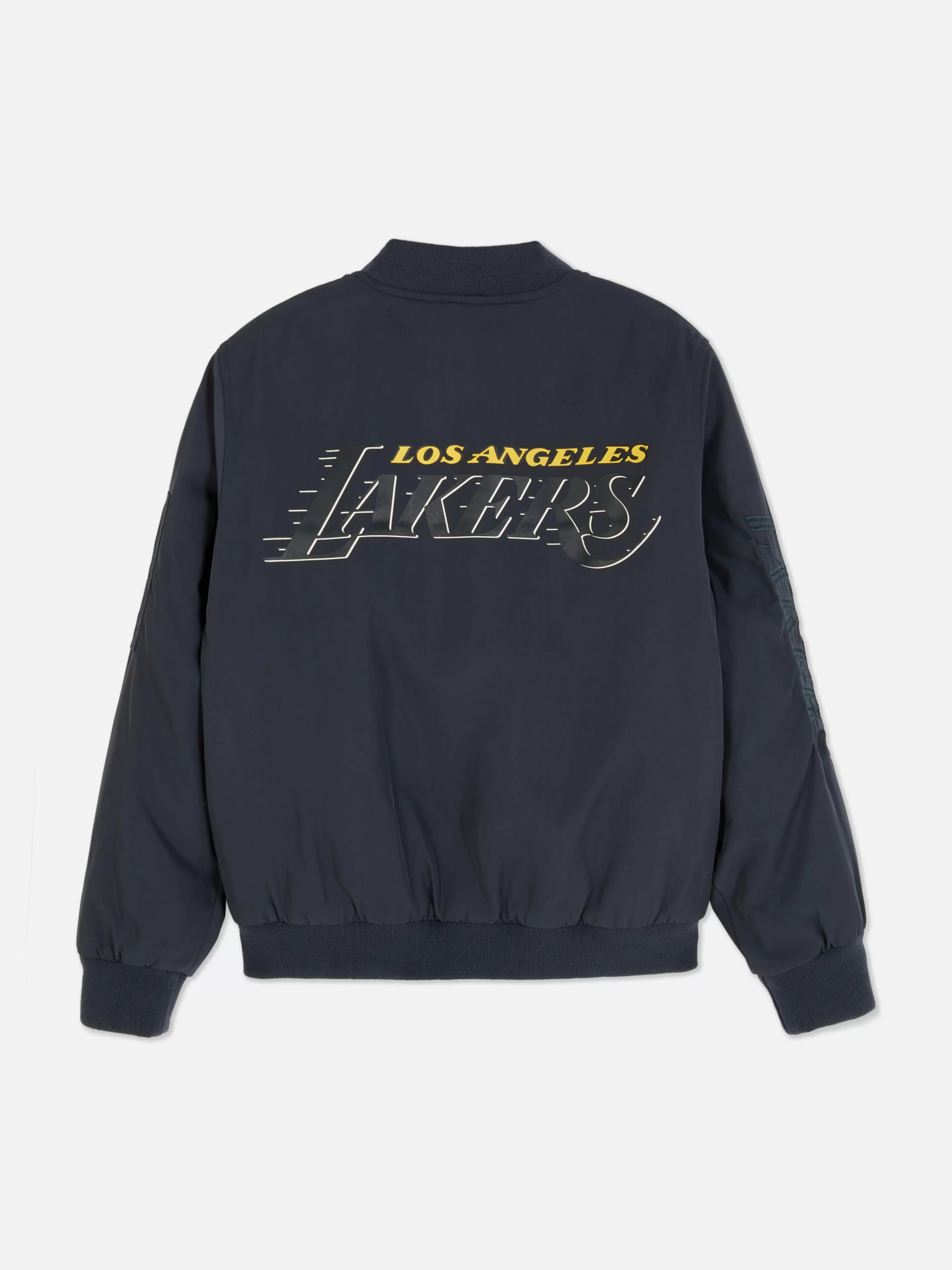 Primark Jacken Und Mäntel | „NBA Los Angeles Lakers“ Bomberjacke Grau