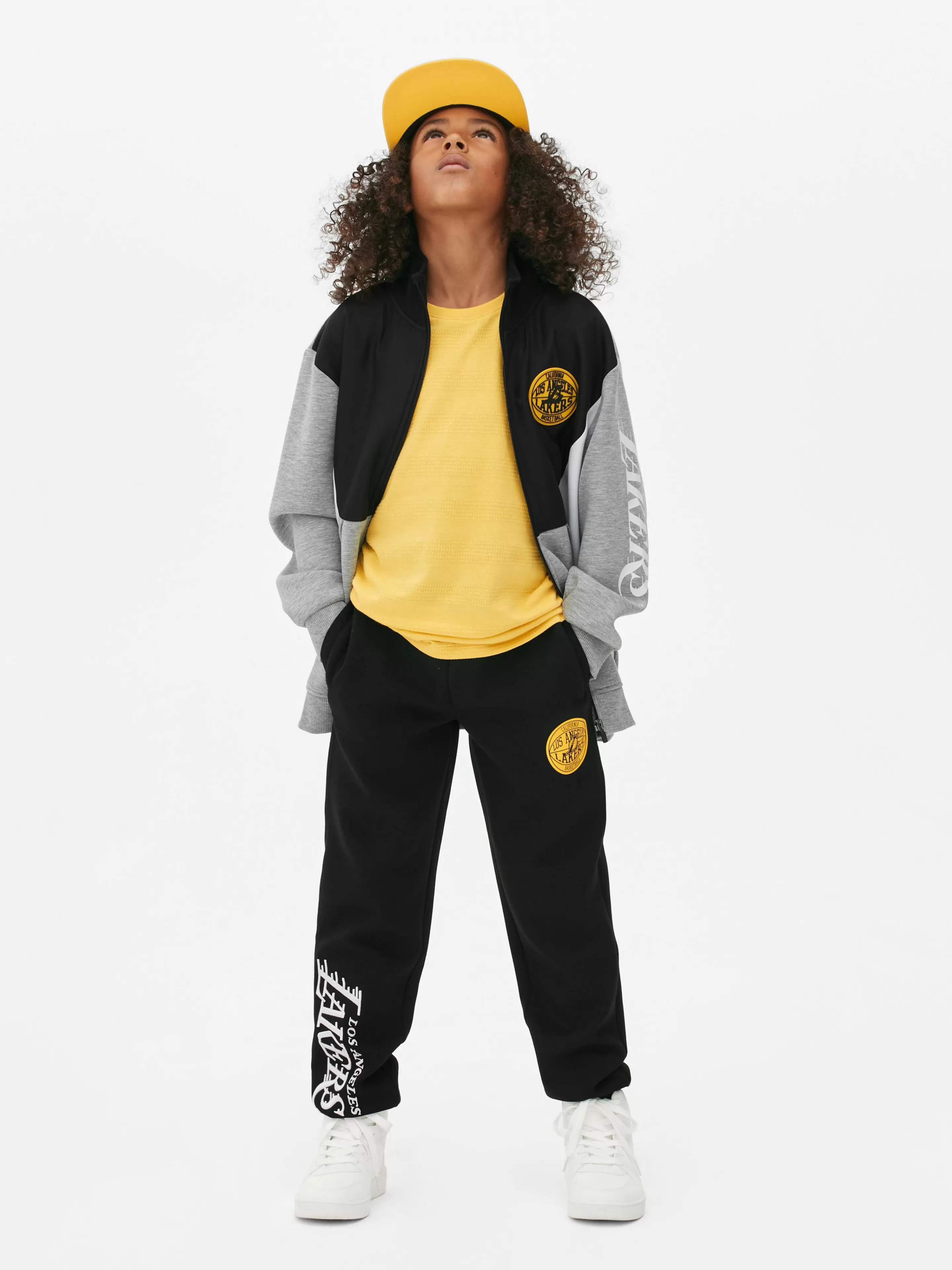 Primark Jogginghosen | „NBA Los Angeles Lakers“ Jogginghose Mit Kordelzug Schwarz