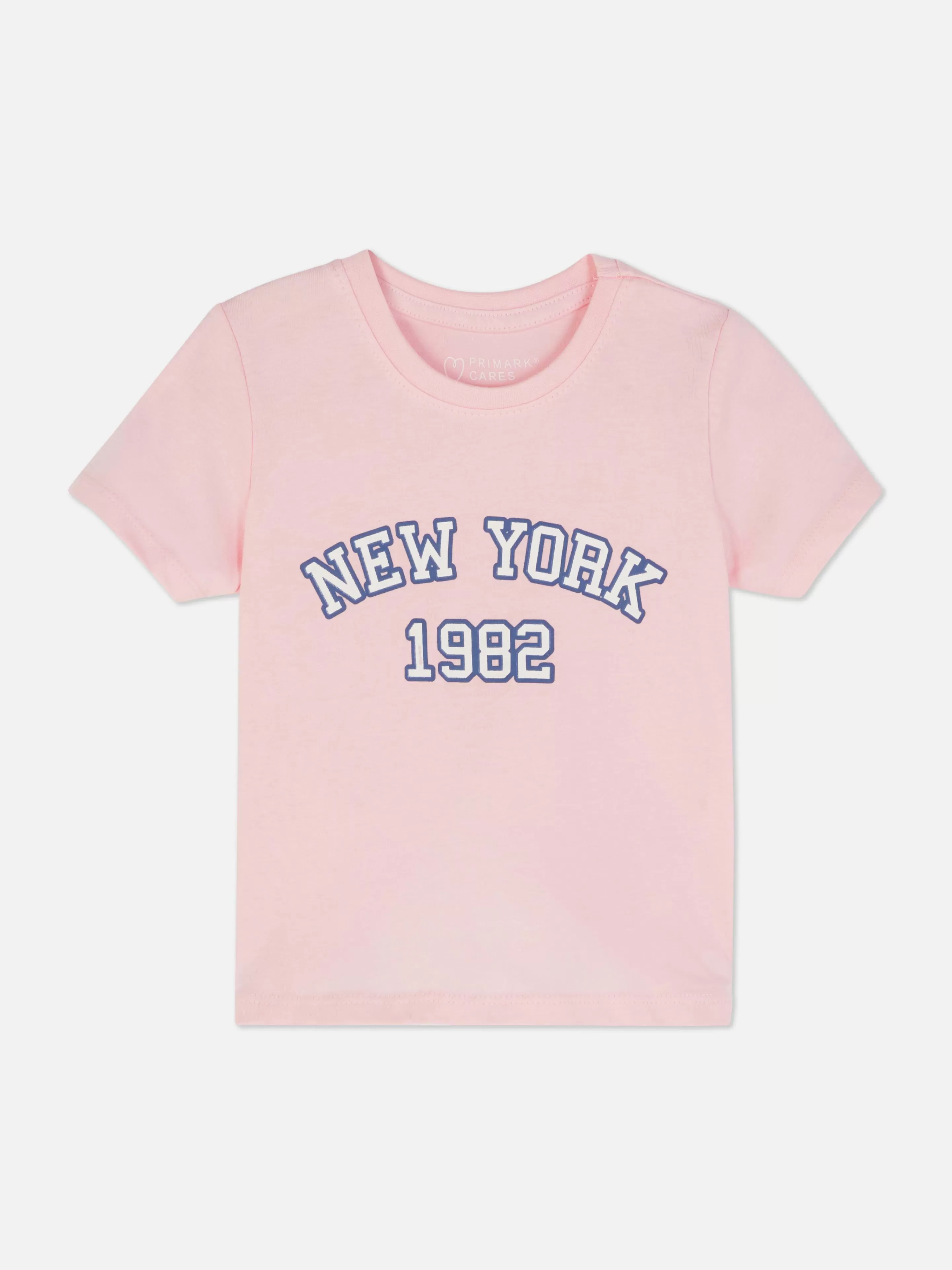 Primark Tops Und T-Shirts | „New York“ T-Shirt Hellrosa