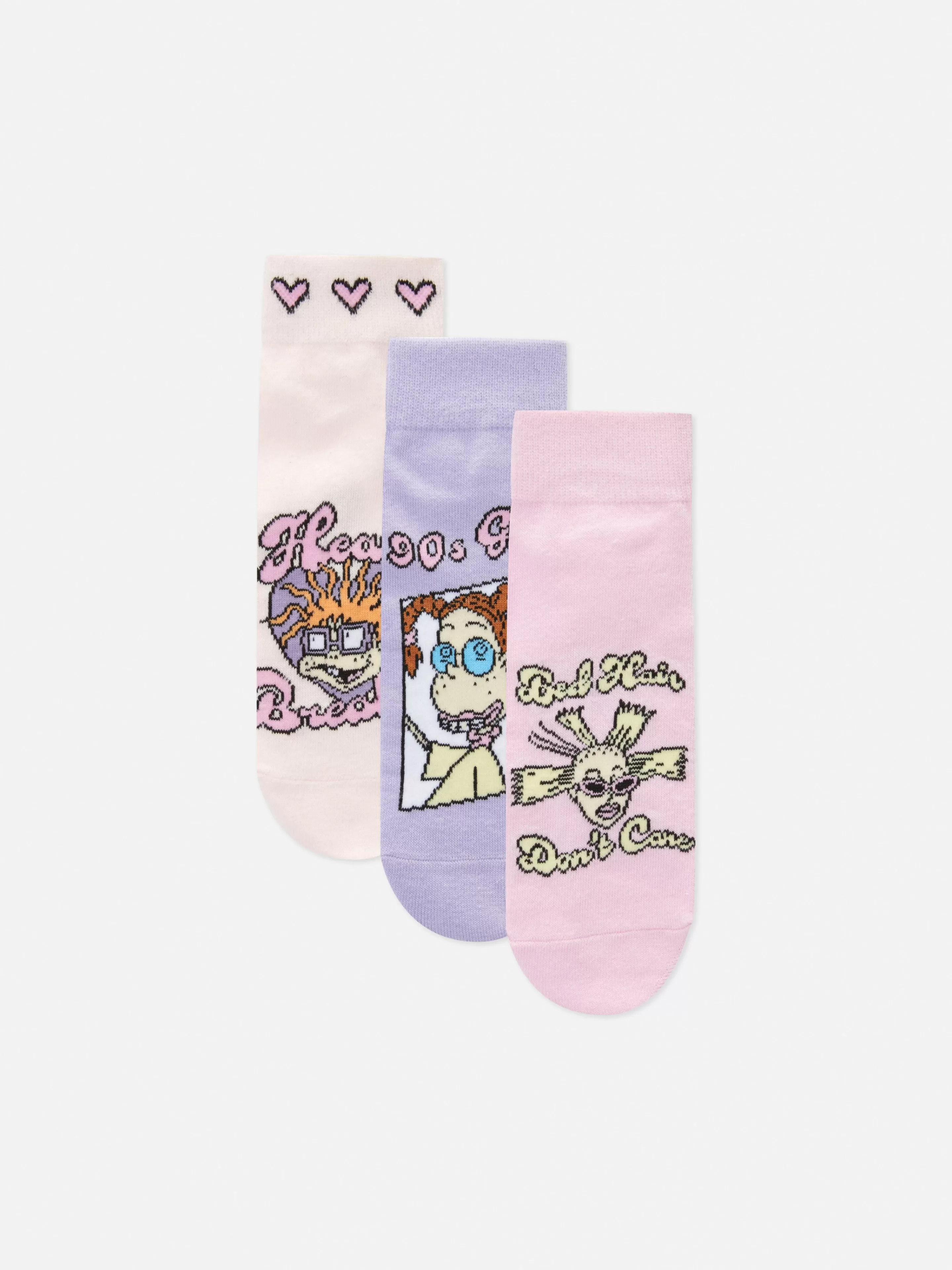 Primark Socken | „Nickelodeon“ Sneakersocken, 3er-Pack Multi