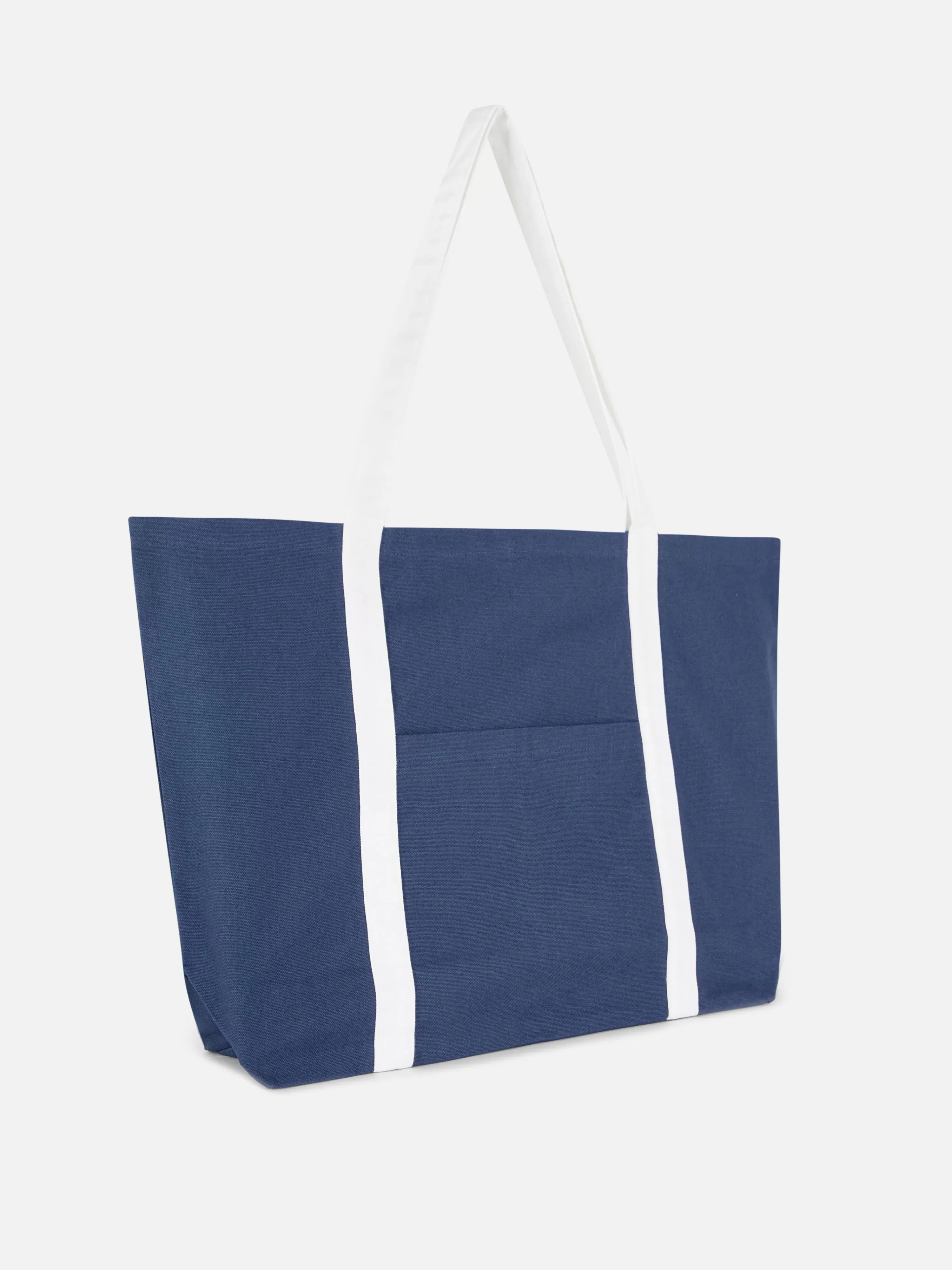 Primark Taschen Und Portemonnaies | Oversize-Tragetasche Aus Canvas Marineblau