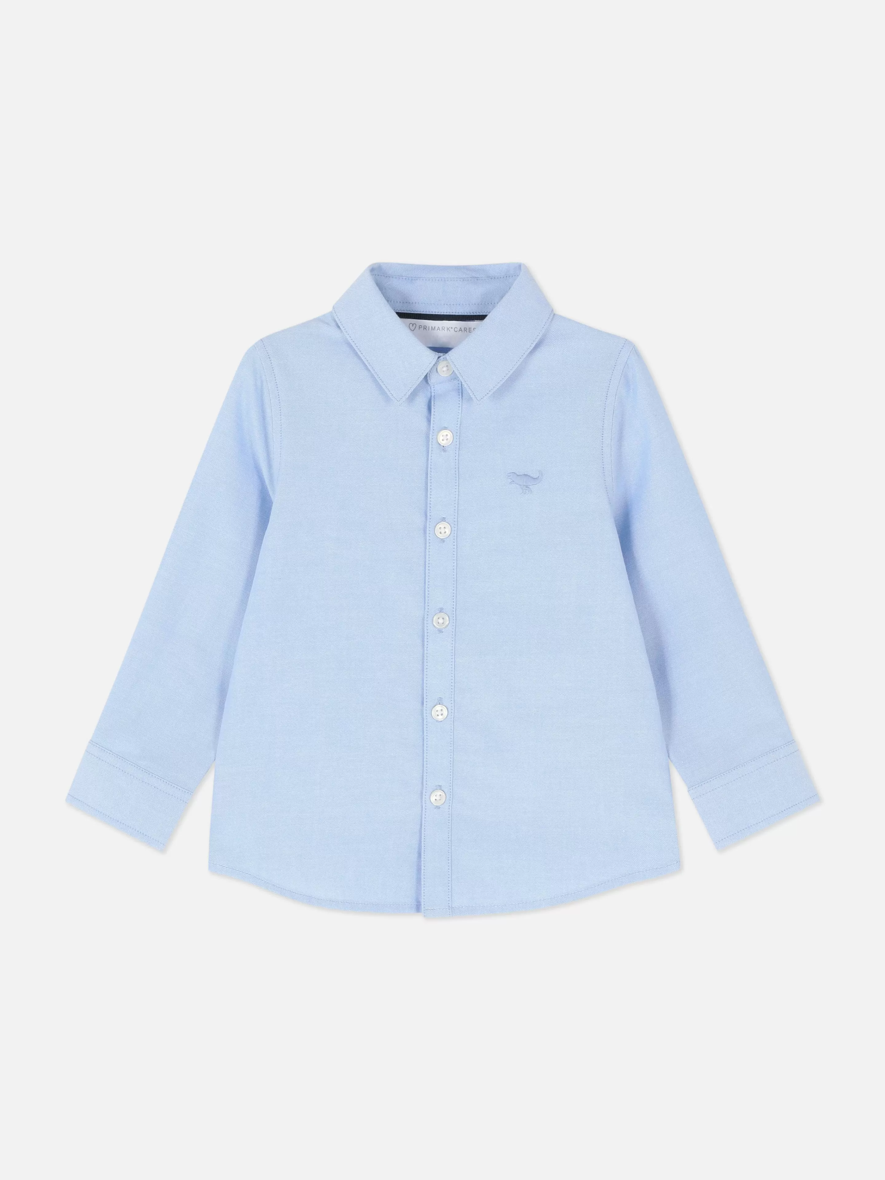 Primark Tops Und T-Shirts | Oxford-Hemd Mit Knopfleiste Blau