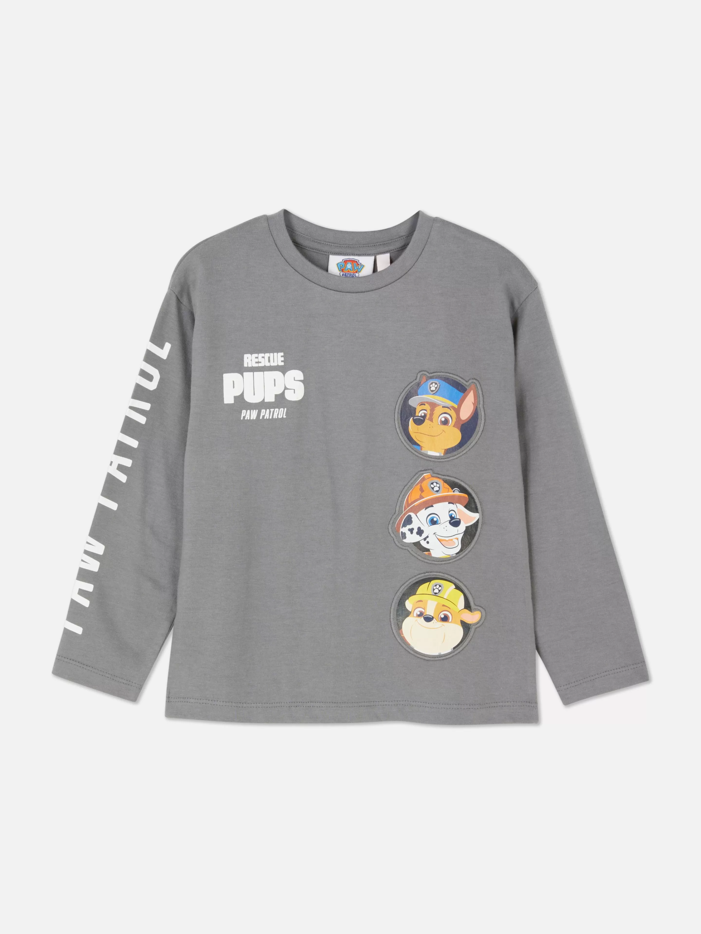 Primark Tops Und T-Shirts | „PAW Patrol“ Langarmshirt Anthrazitfarben