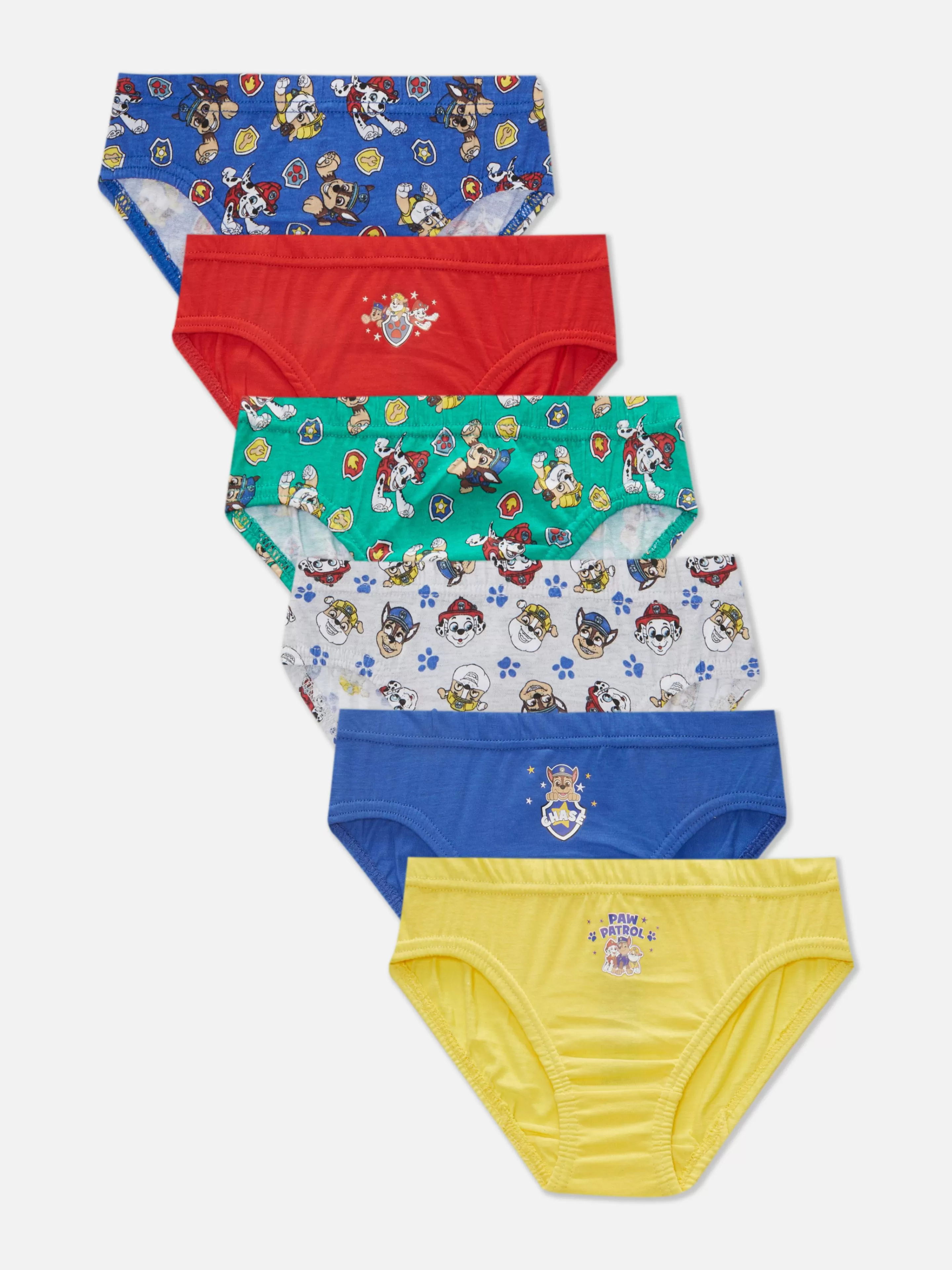 Primark Unterwäsche | „PAW Patrol“ Slips, 6er-Pack Multi