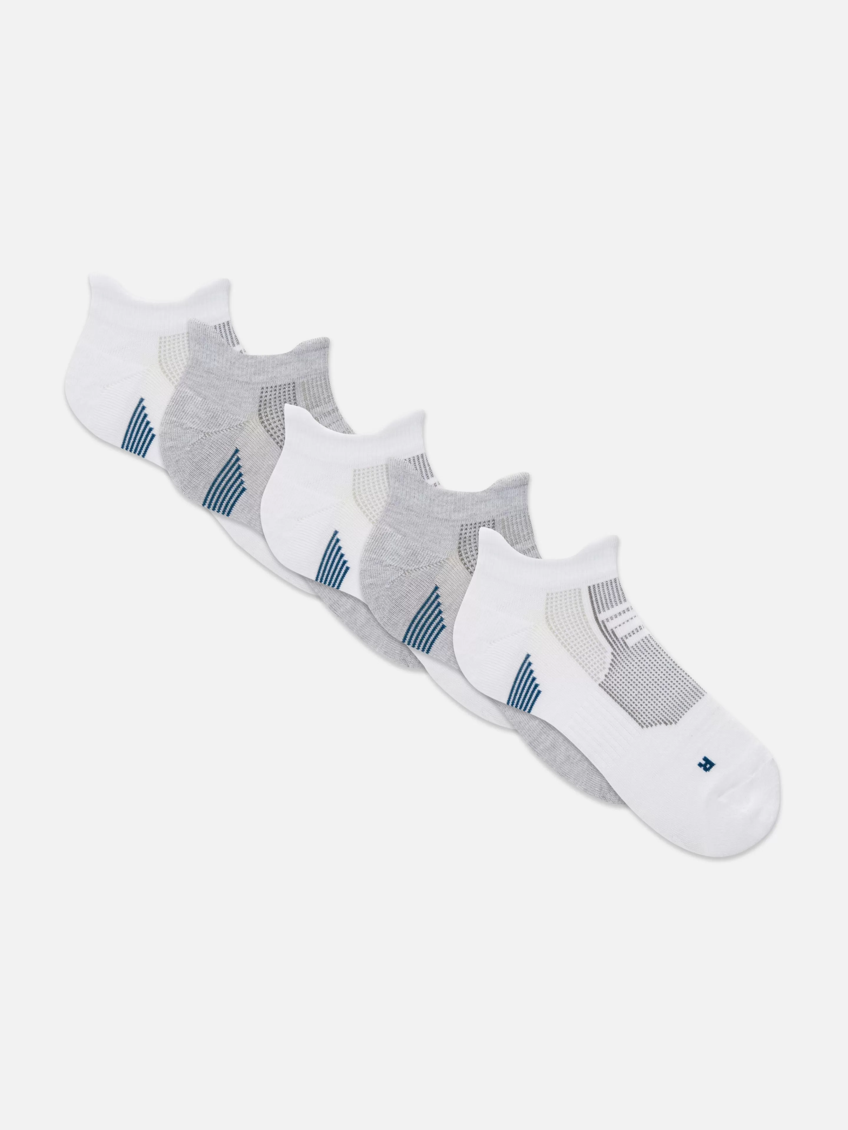 Primark Socken | Sportbekleidung | Performance Sneakersocken, 5er-Pack Weiß