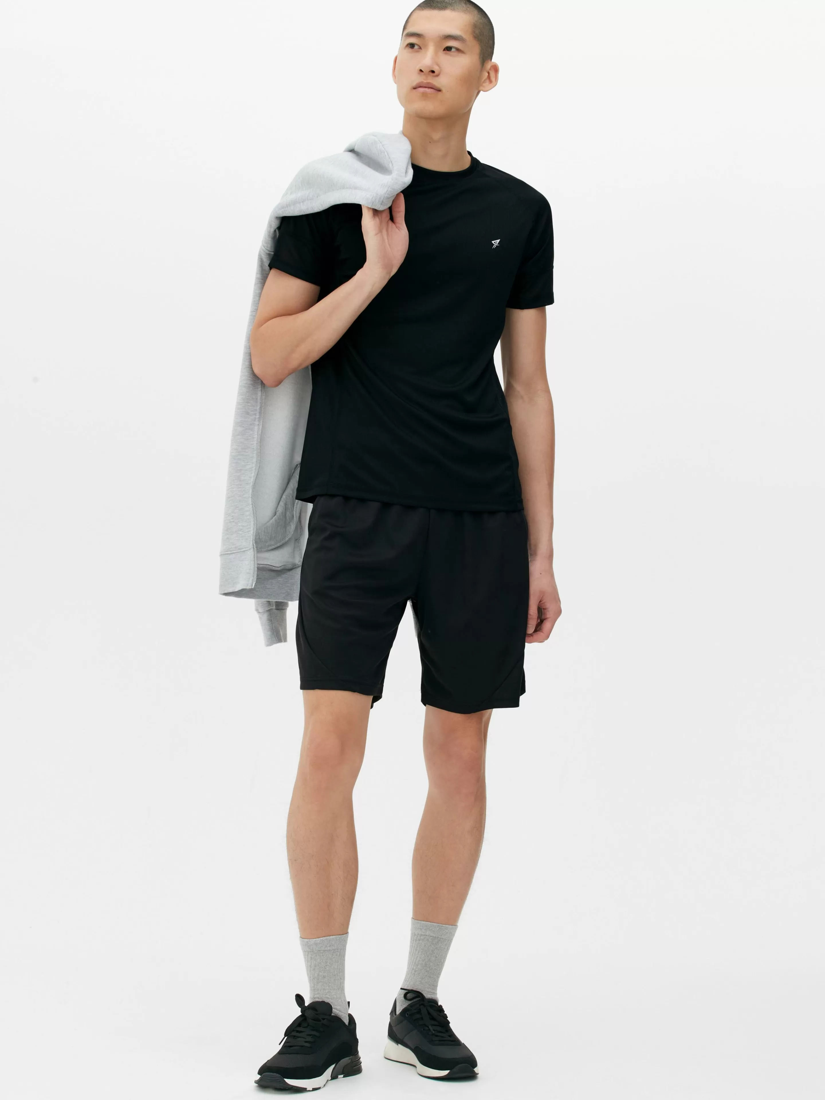 Primark Sportbekleidung | Performance T-Shirt Mit Rundhalsausschnitt Schwarz