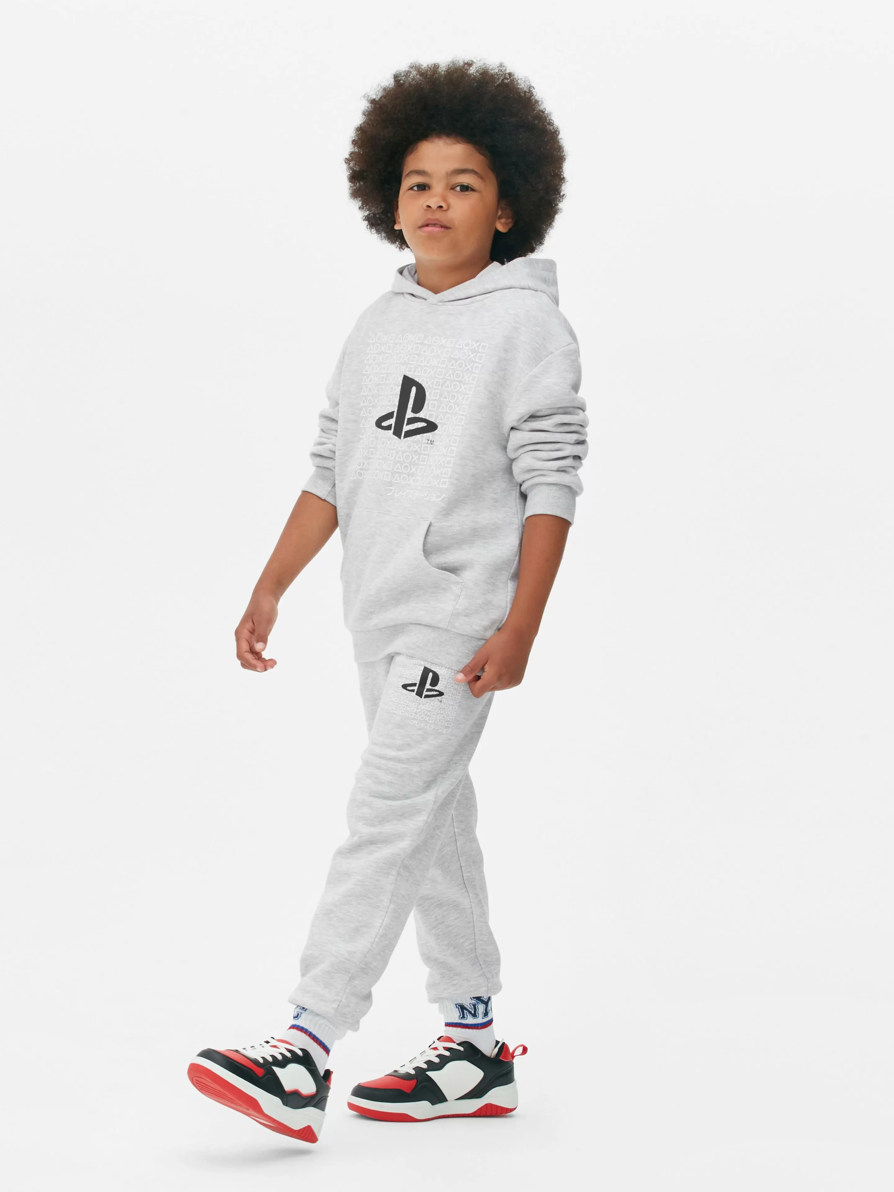 Primark Jogginghosen | „PlayStation“ Jogginghose Mit Logo Grau meliert