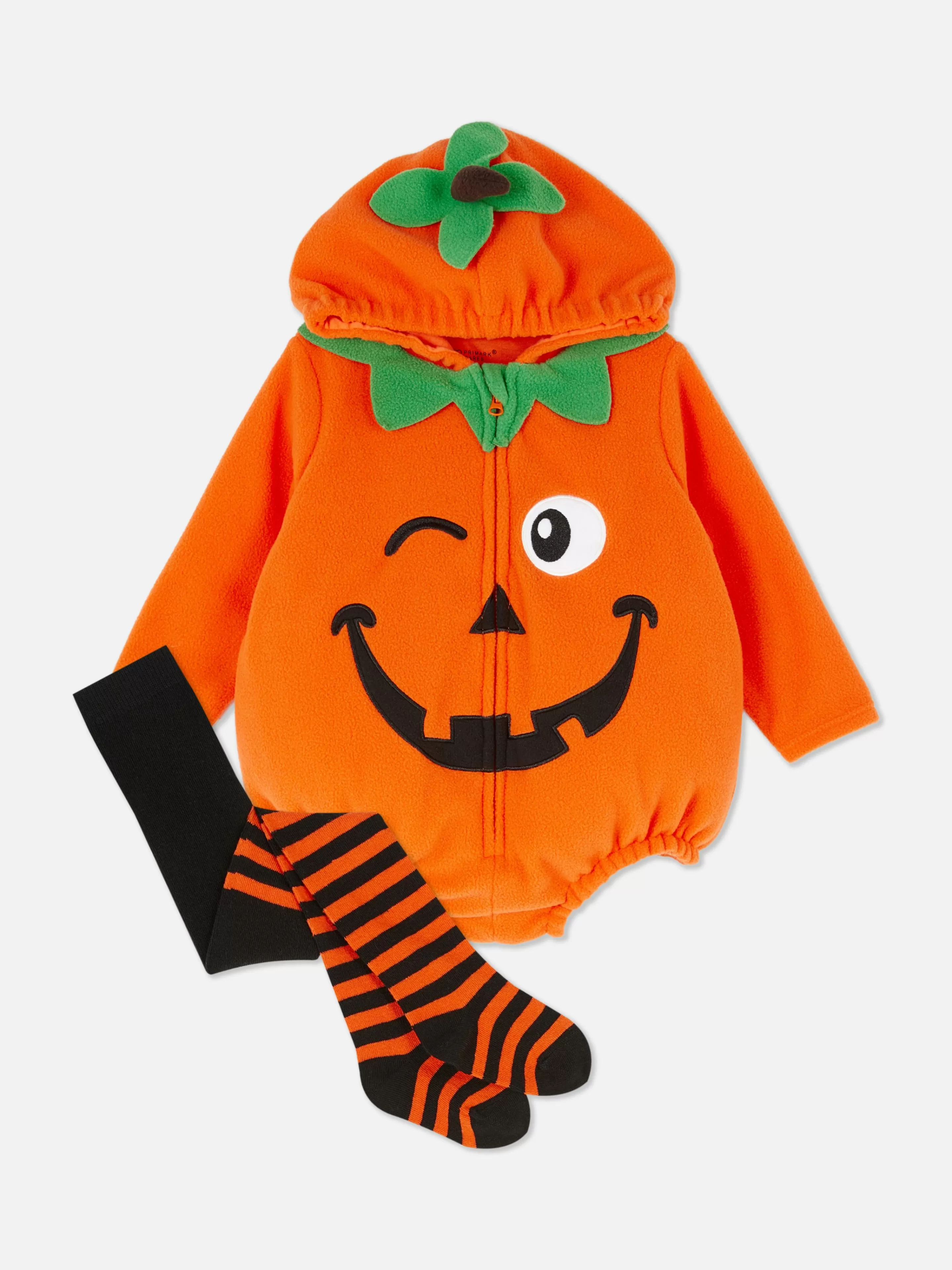 Primark Halloween-Kostüme Für Kinder | Halloween Alle | Plüsch-Kürbiskostüm Für Halloween Orange