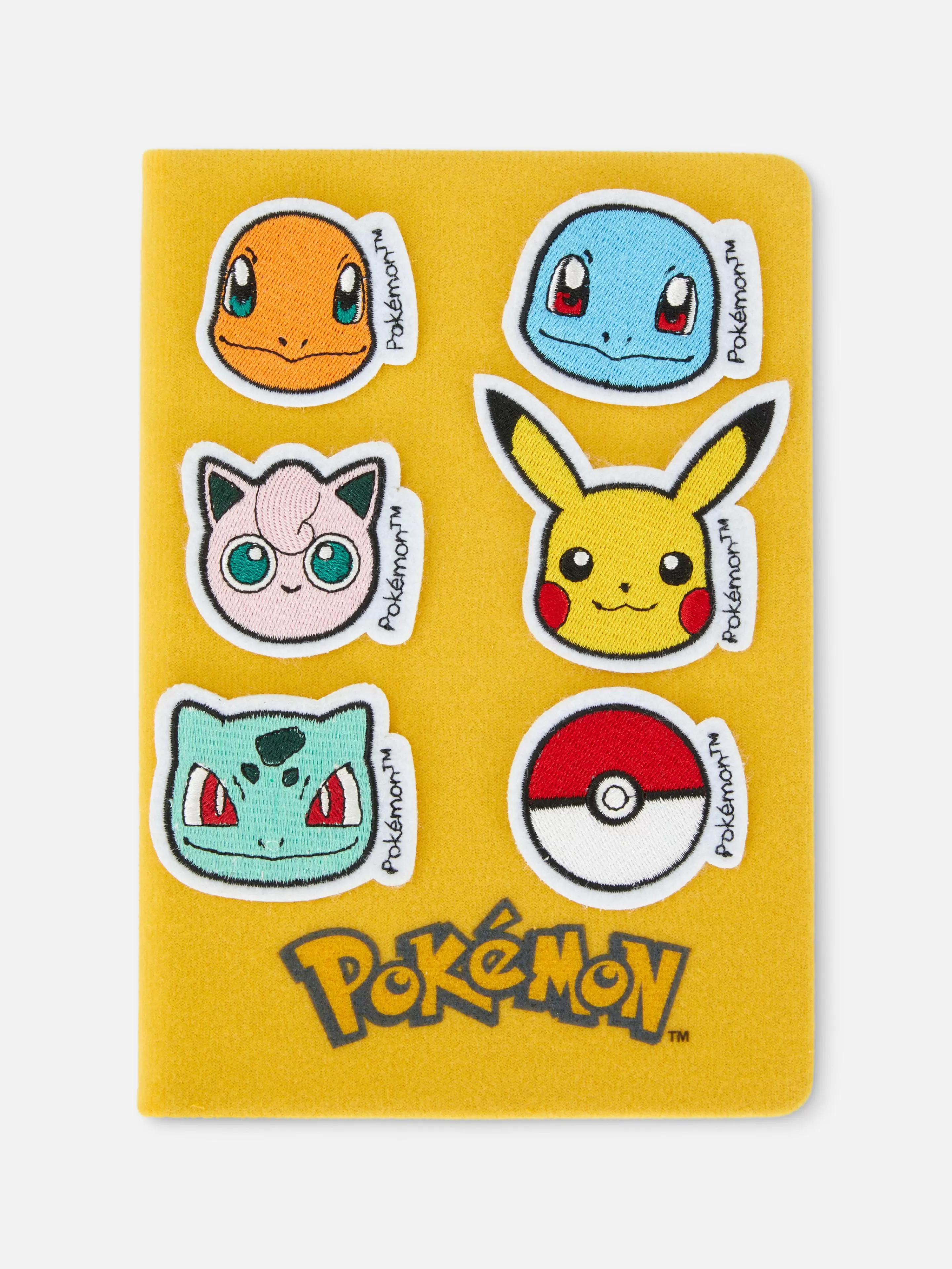 Primark Notizbücher | „Pokémon“ Aufnäher-Set Gelb