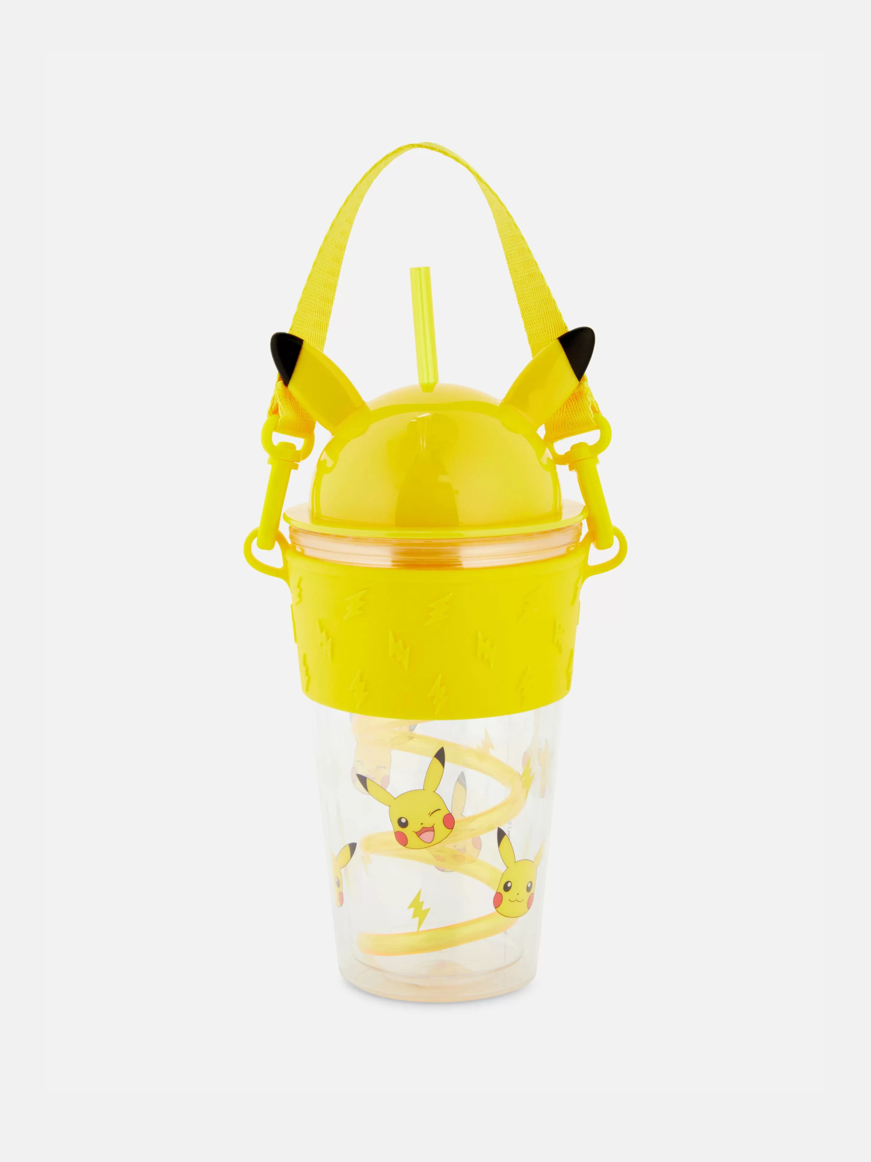 Primark Tassen Und Becher | „Pokémon Pikachu“ Becher Mit Trinkhalm Gelb