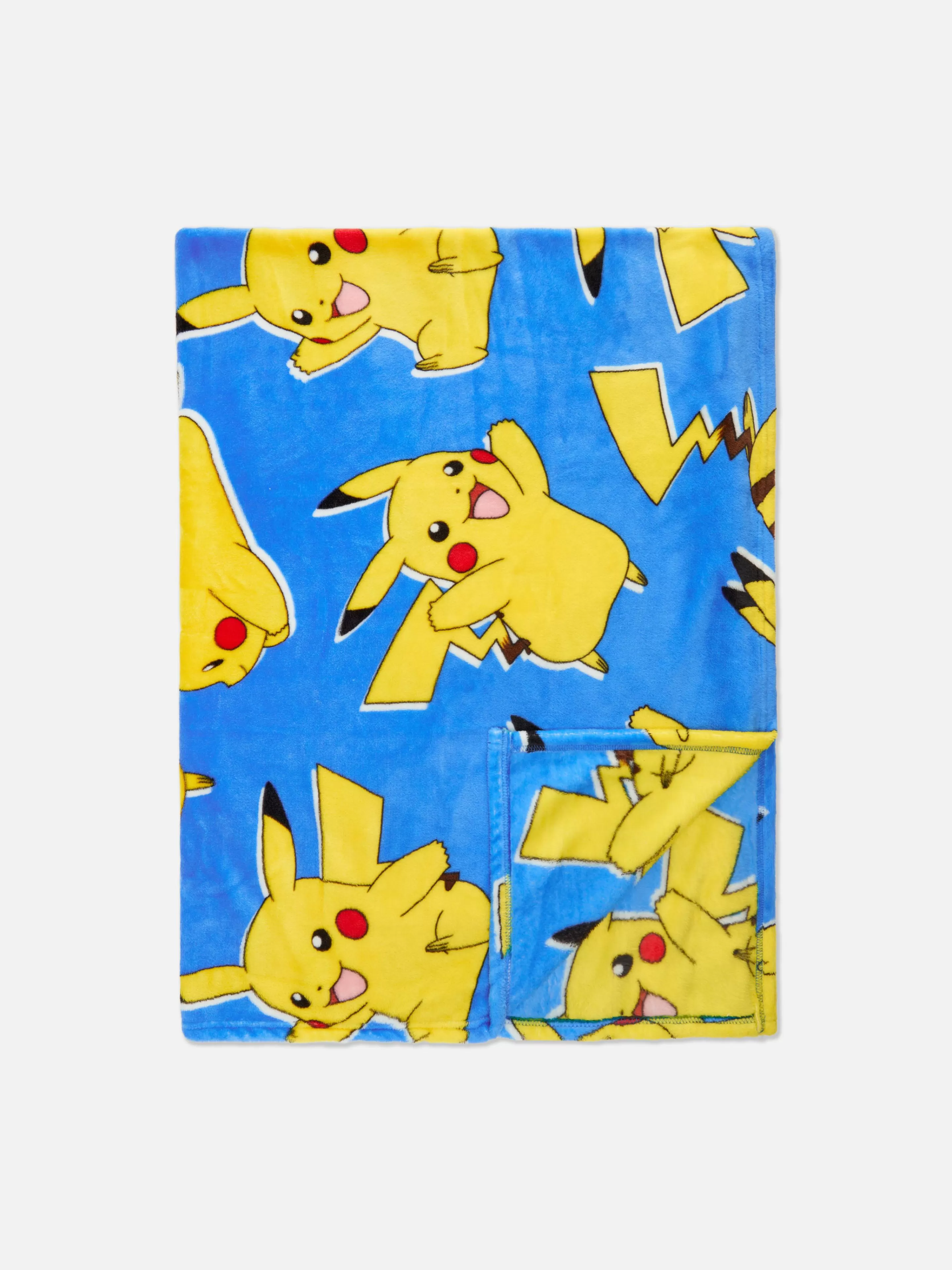 Primark Decken Und Überwurfe | „Pokémon Pikachu“ Überwurf Mit Kapuze Blau