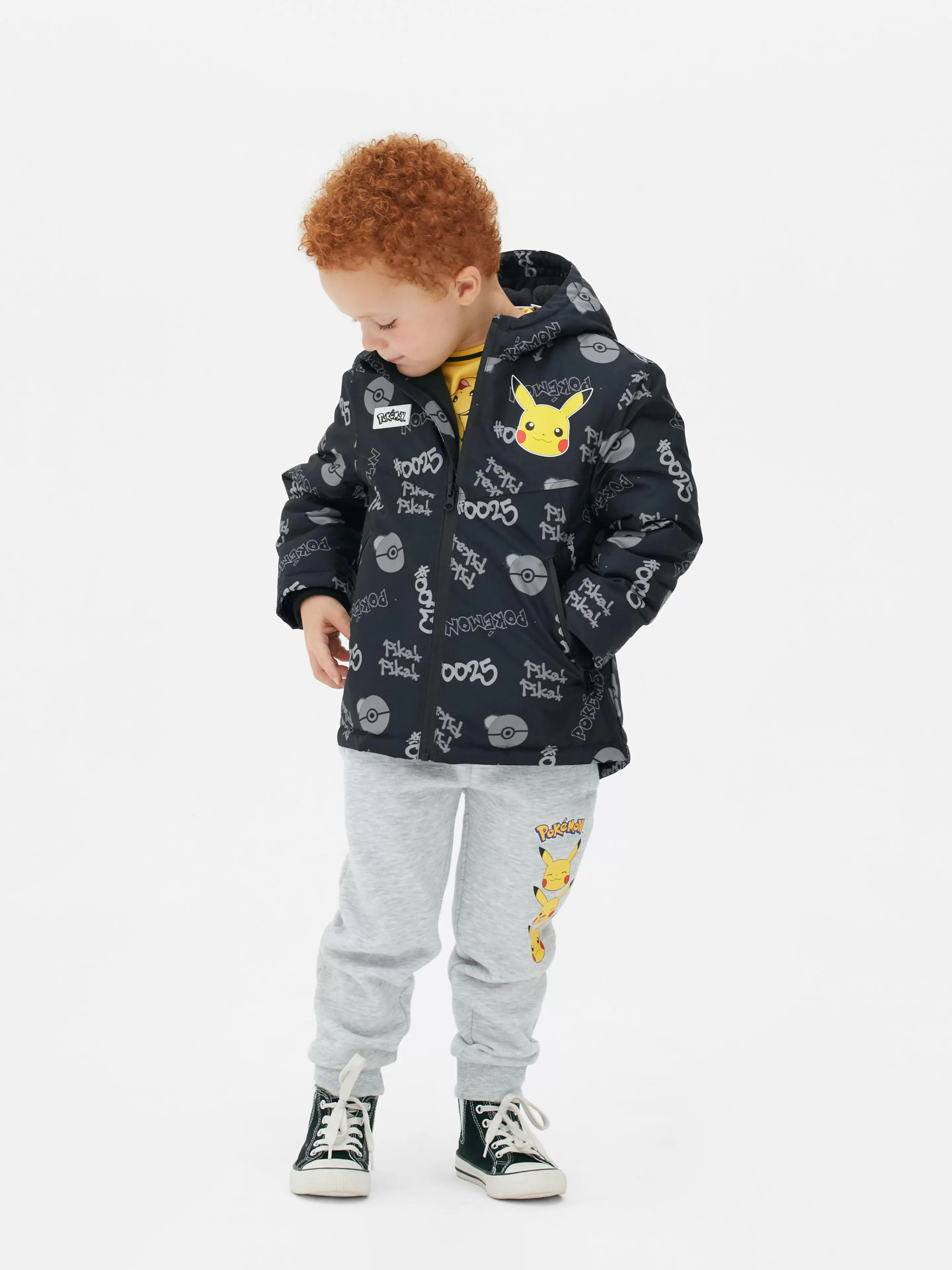 Primark Jacken Und Mäntel | „Pokémon Pikachu“ Parka Schwarz