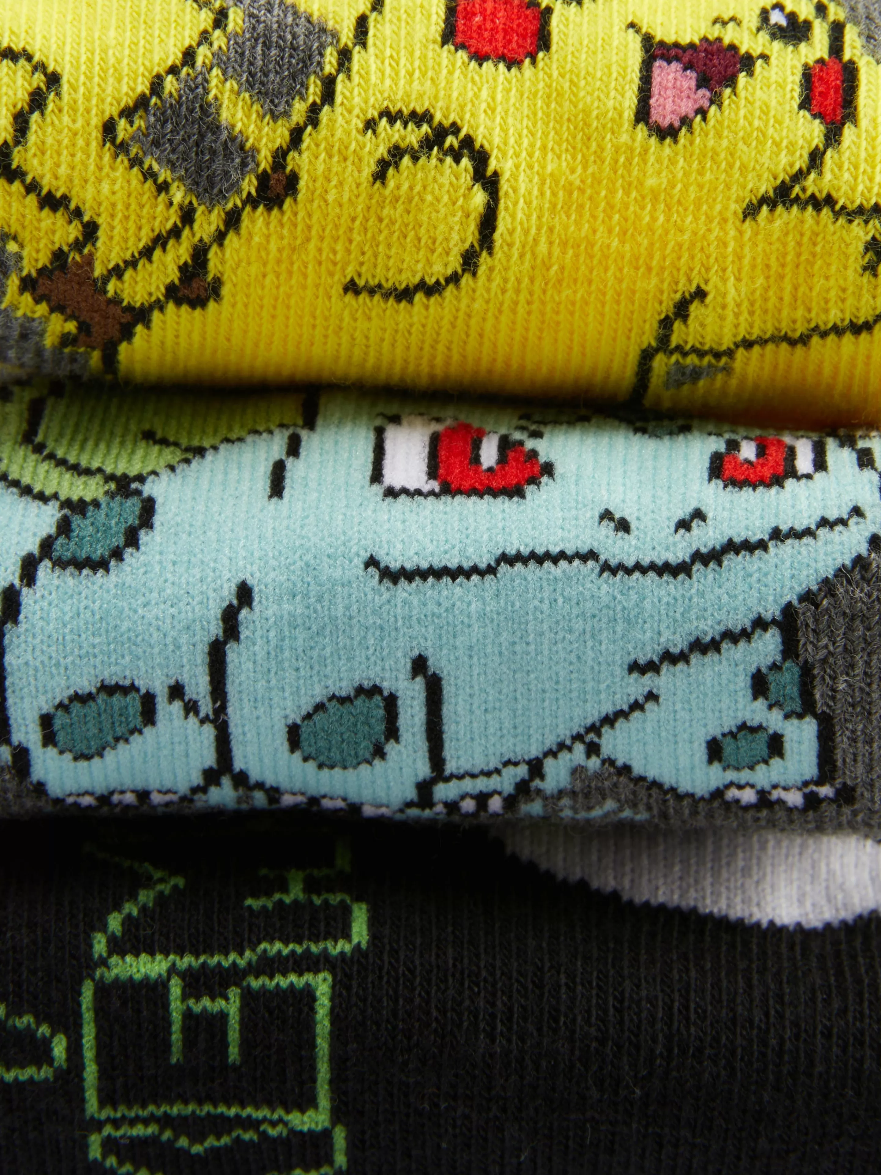 Primark Socken | „Pokémon“ Sneakersocken, 3-er Pack Gelb