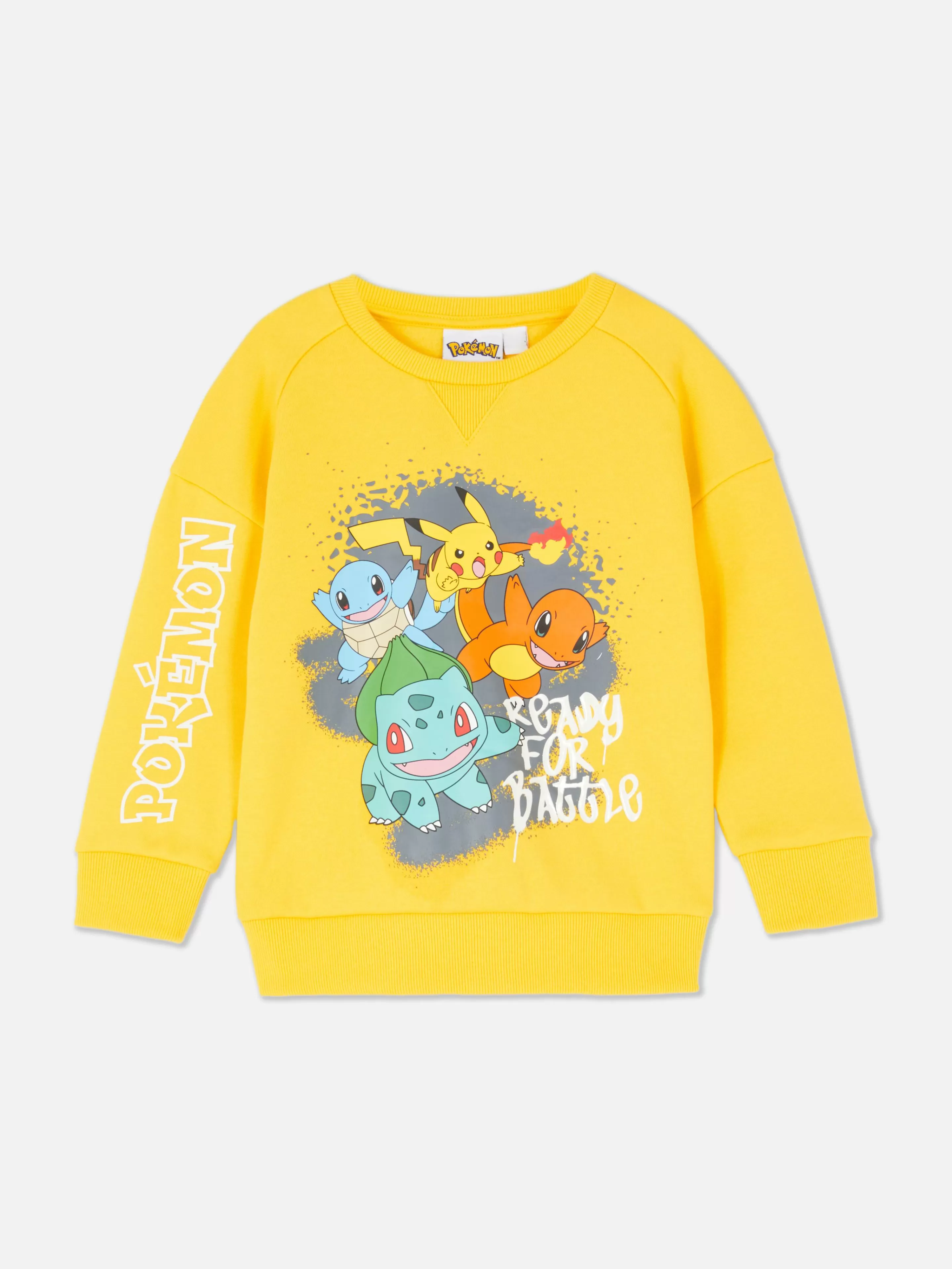 Primark Hoodies Und Sweatshirts | „Pokémon“ Sweatshirt Mit Graffiti-Grafik Gelb