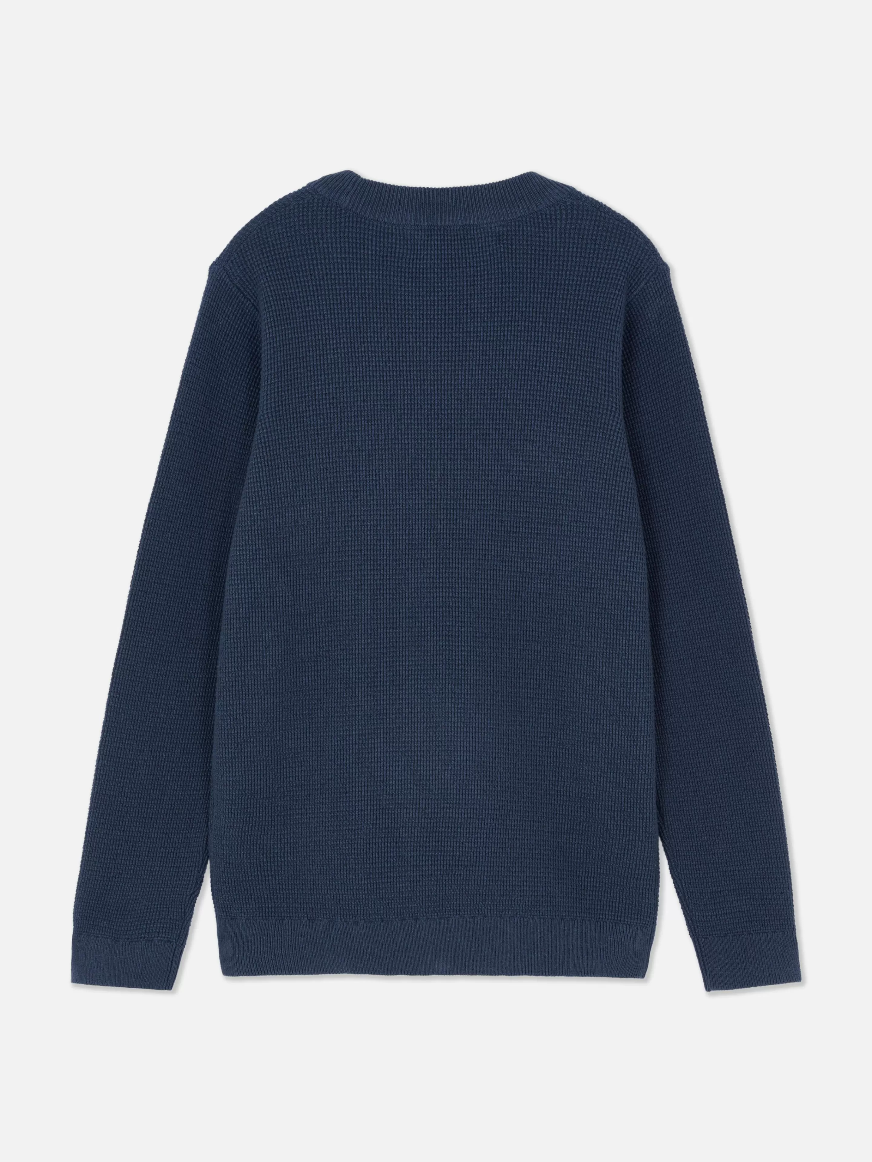 Primark Pullover Und Cardigans | Pullover Mit Waffelstruktur (Teeny Boys) Marineblau