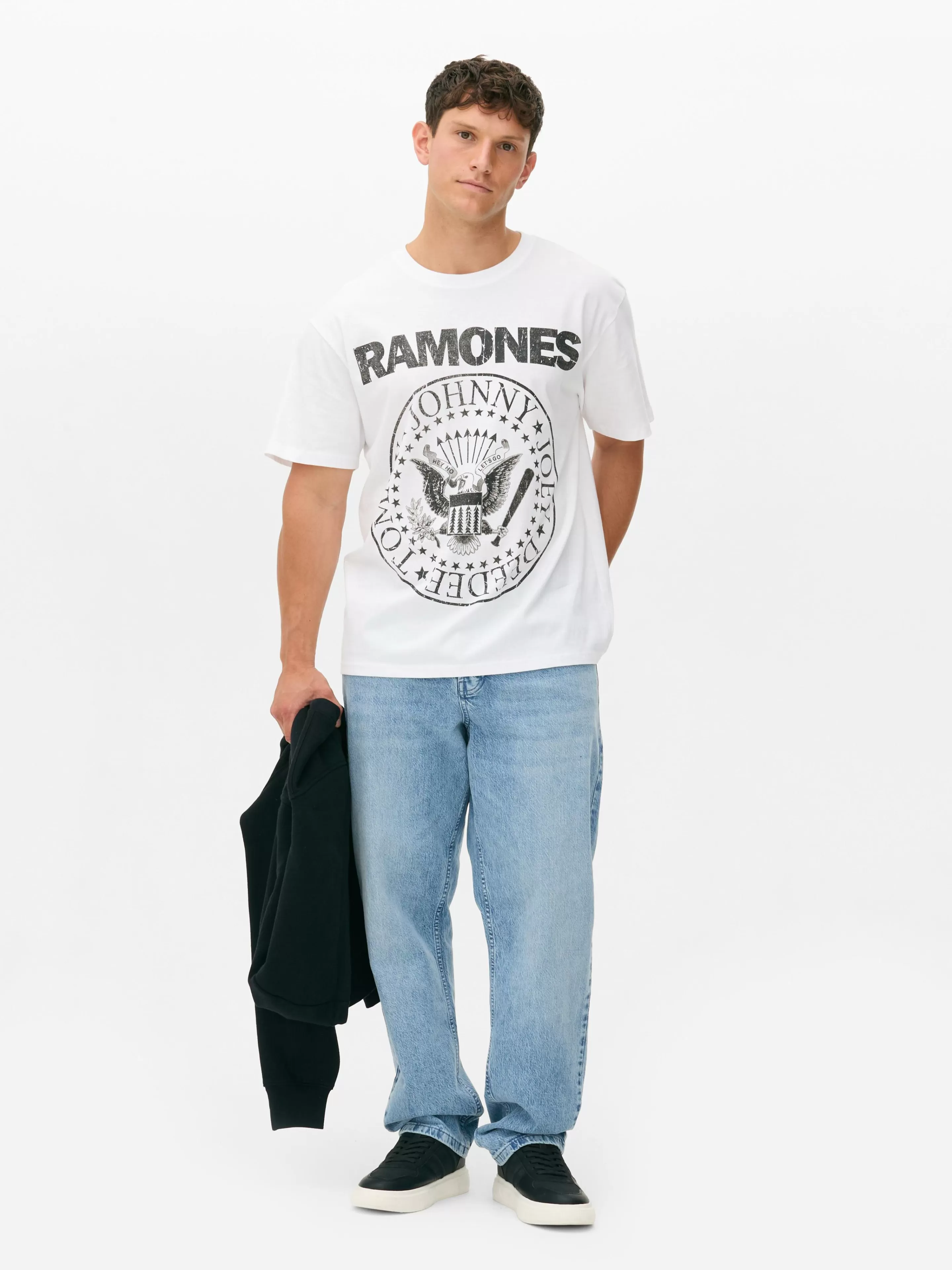 Primark Grafik-T-Shirts Und -Sweatshirts | Tops Und T-Shirts | „Ramones“ Tour-T-Shirt Weiß