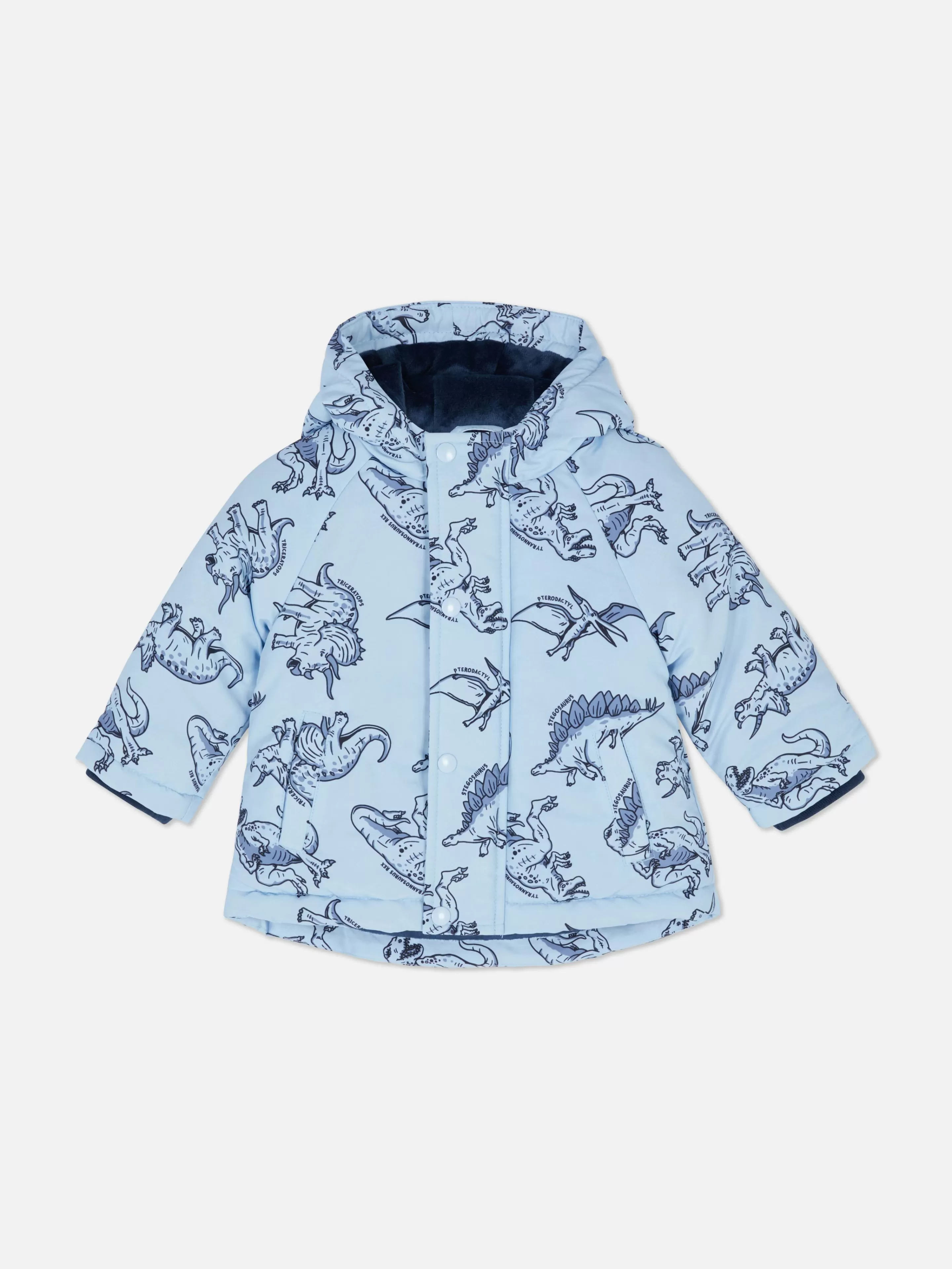 Primark Jacken Und Mäntel | Regenjacke Mit Dinosaurier-Motiv Blau