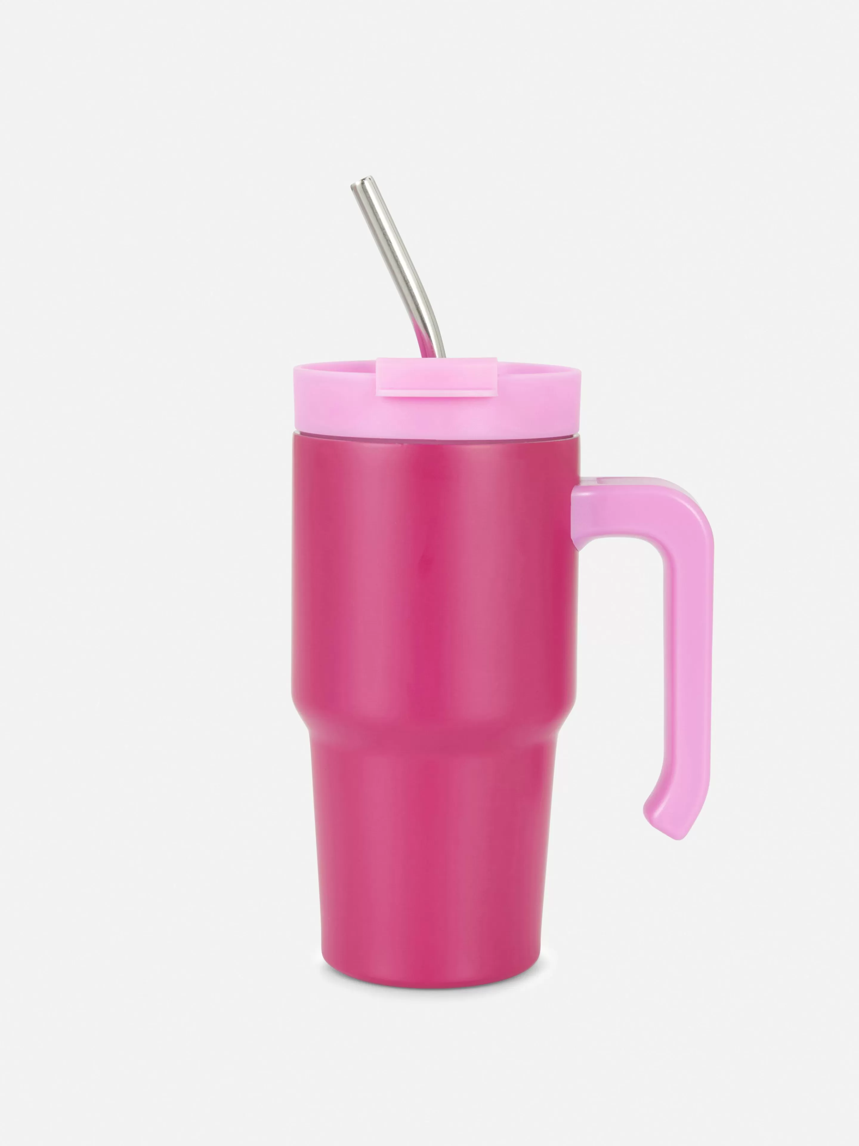 Primark Tassen Und Becher | Reisebecher Aus Edelstahl, 0,6 L Fuchsiafarben