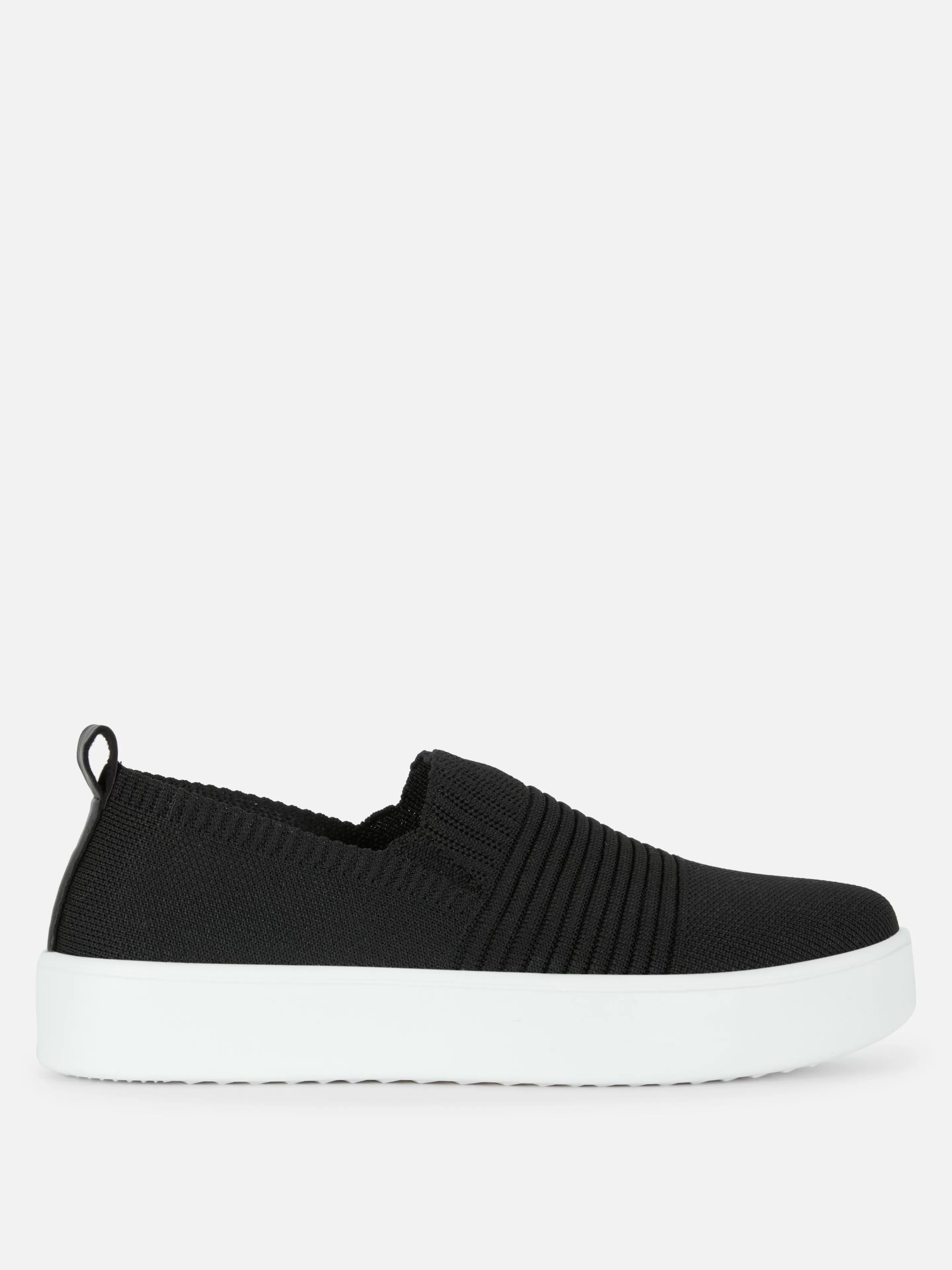 Primark Sneakers | Rippstrick-Sneakers Schwarz