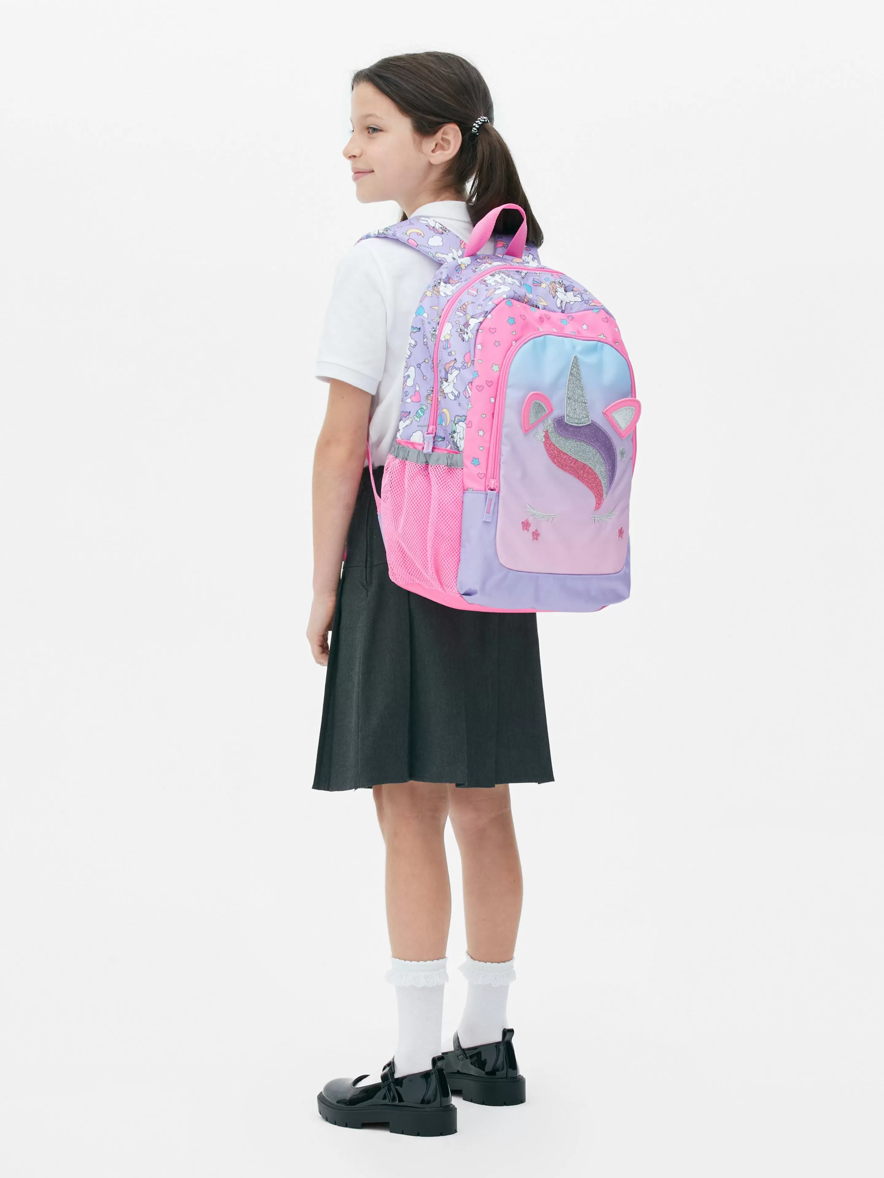 Primark Taschen | Schulrucksack Mit 3D-Einhorn-Design Rosa