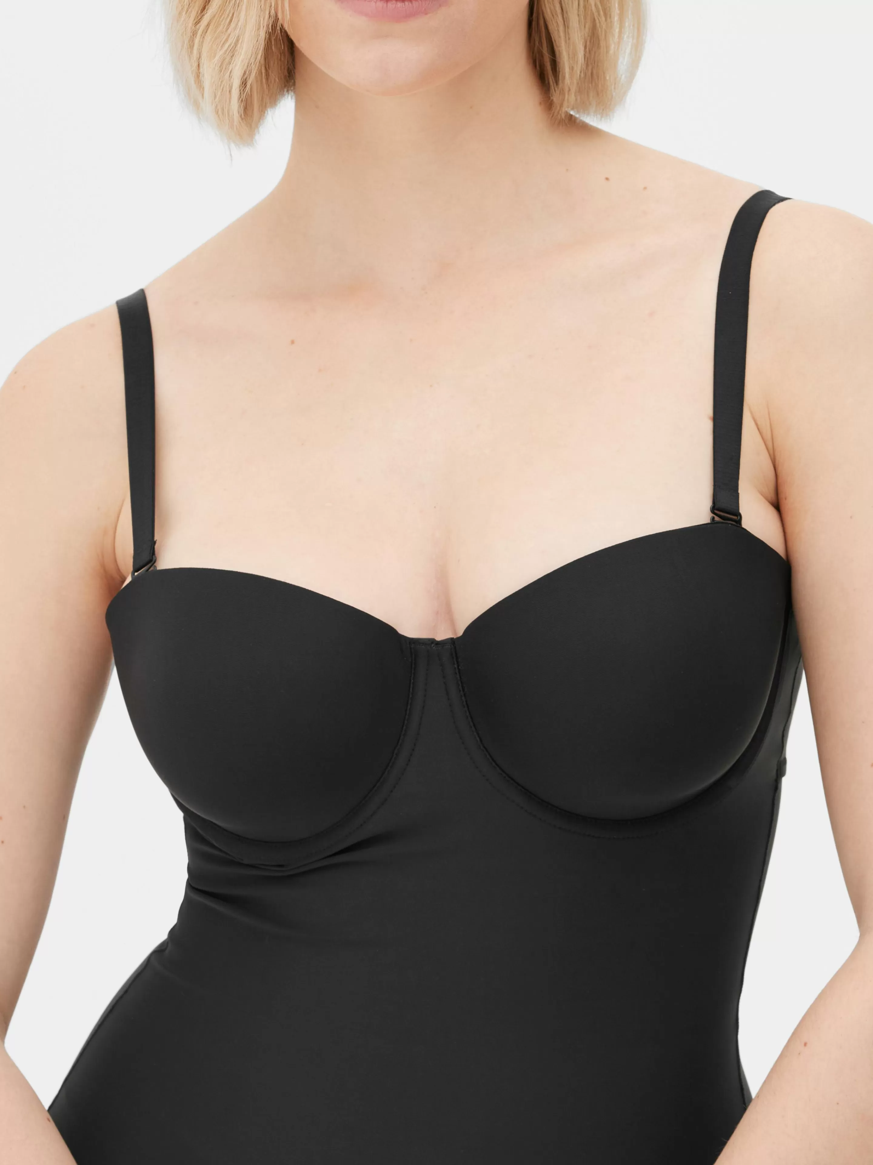 Primark Shapewear | Shapewear-Body Aus Lycra Mit Körbchen Schwarz