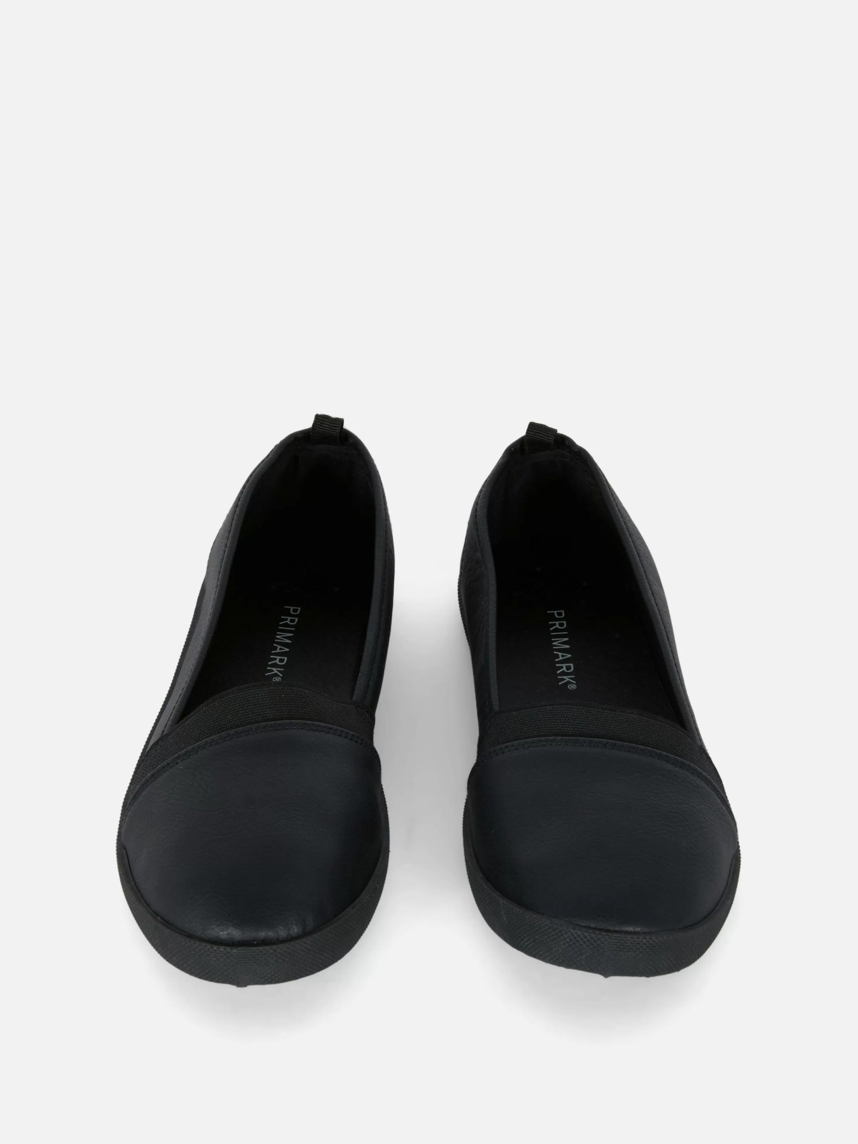 Primark Sneakers | Slip-On-Schuhe Aus Kunstleder Schwarz