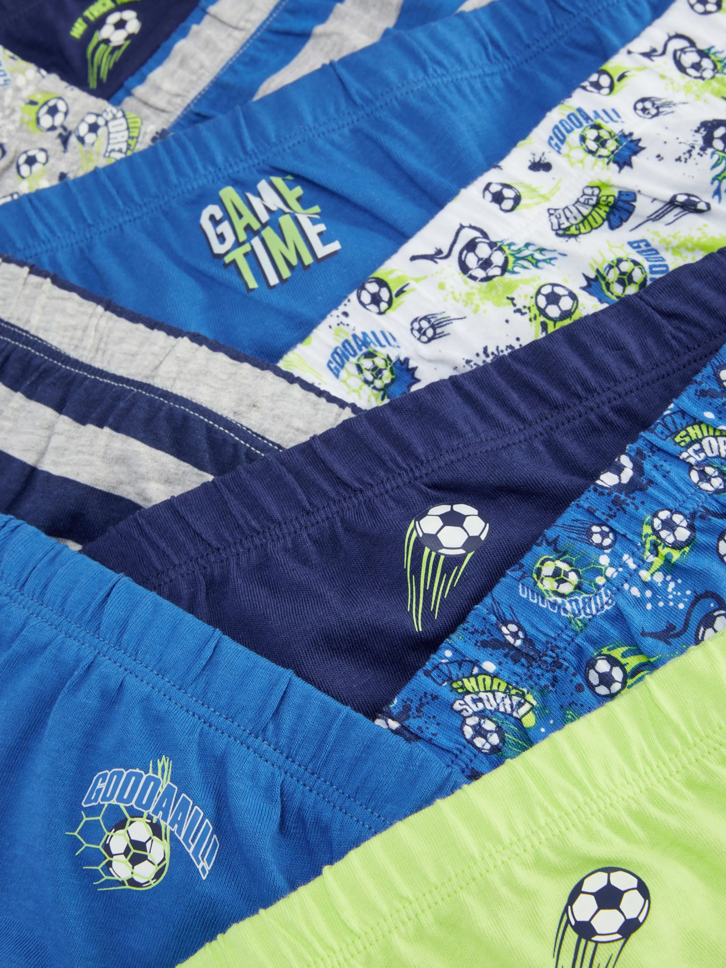 Primark Unterwäsche | Slips Mit Fußball-Grafik, 10er-Pack Multi