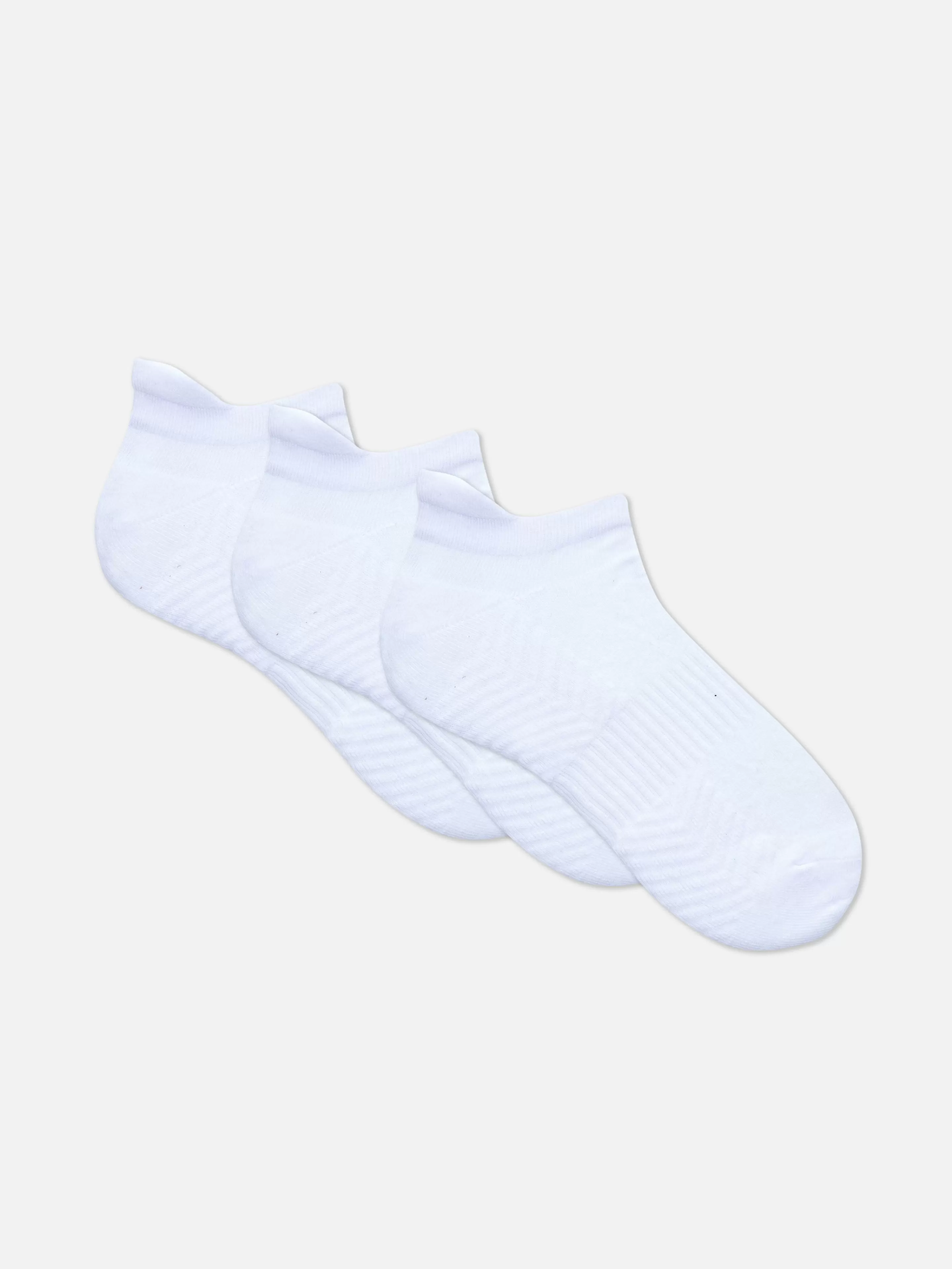 Primark Socken | Sneaker Socken Mit Polsterung, 3er-Pack Weiß