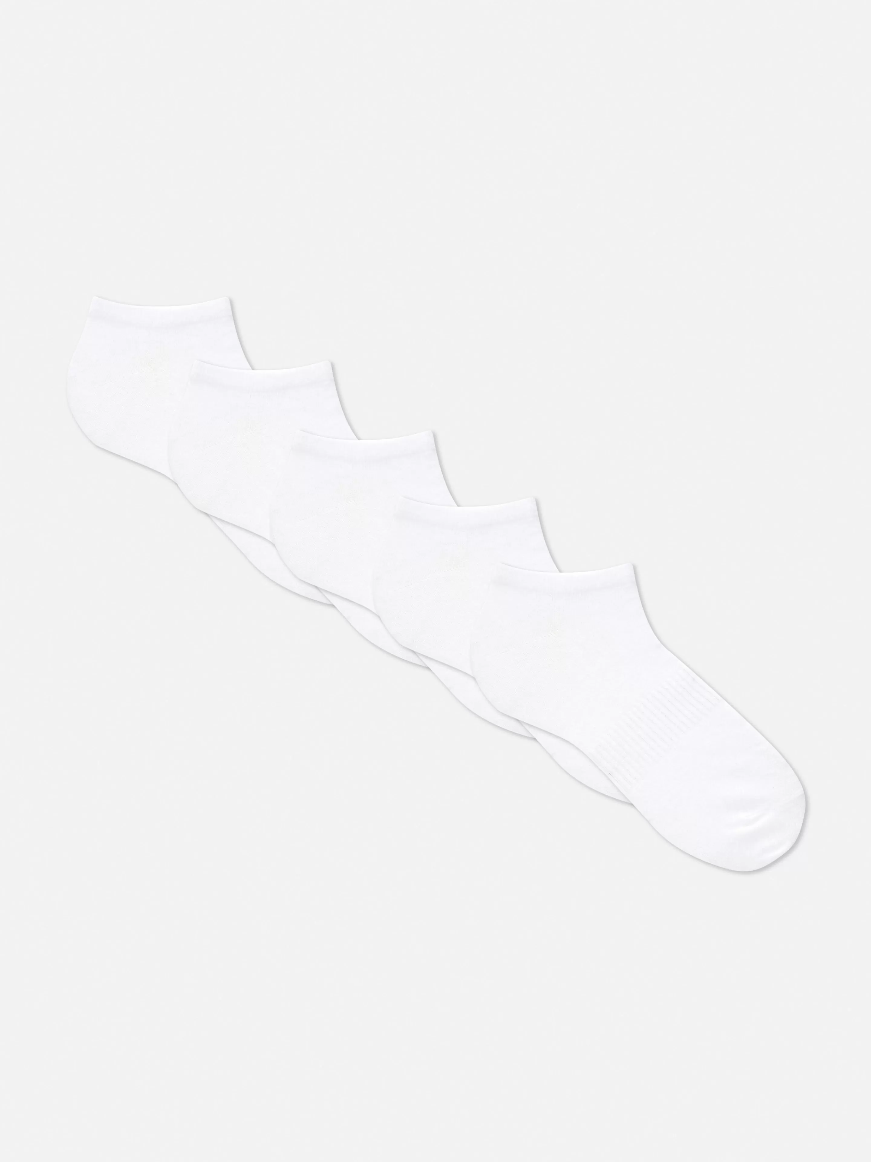 Primark Socken | Sportbekleidung | Sneakersocken, 5er-Pack Weiß