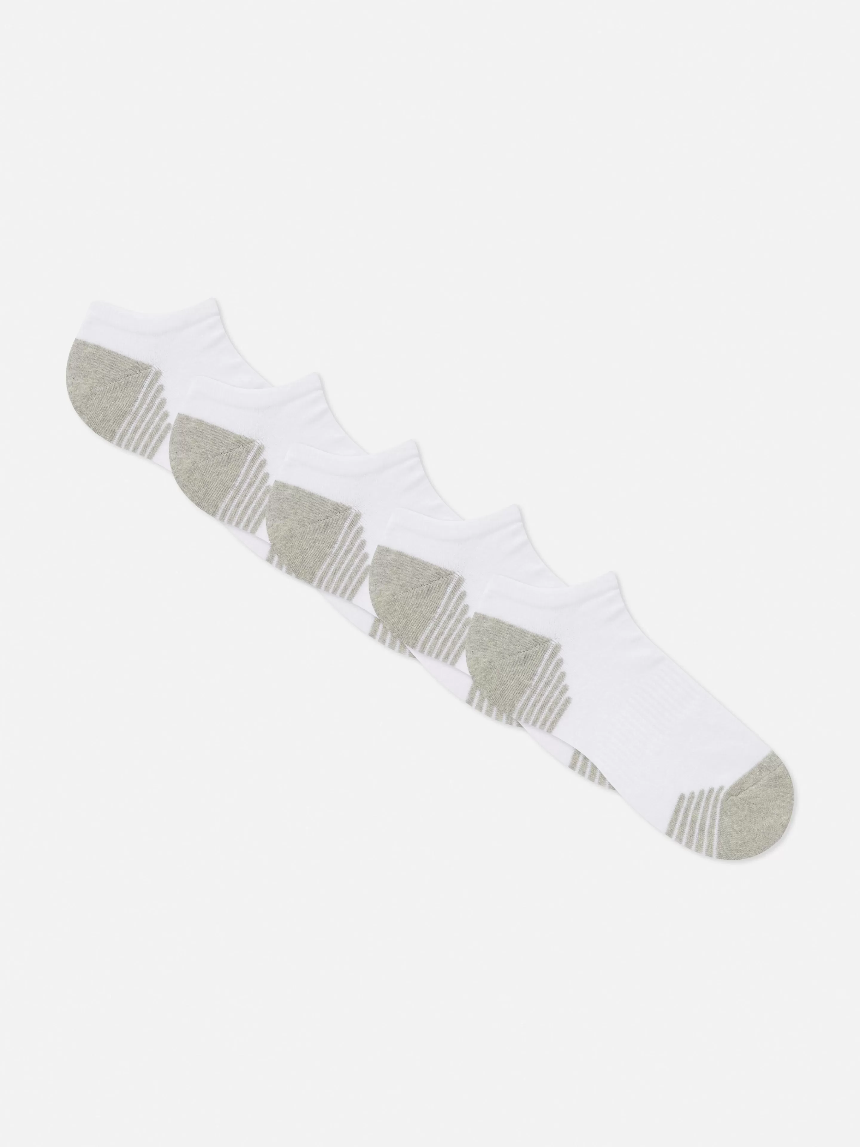 Primark Socken | Sportbekleidung | Sneakersocken, 5er-Pack Weiß