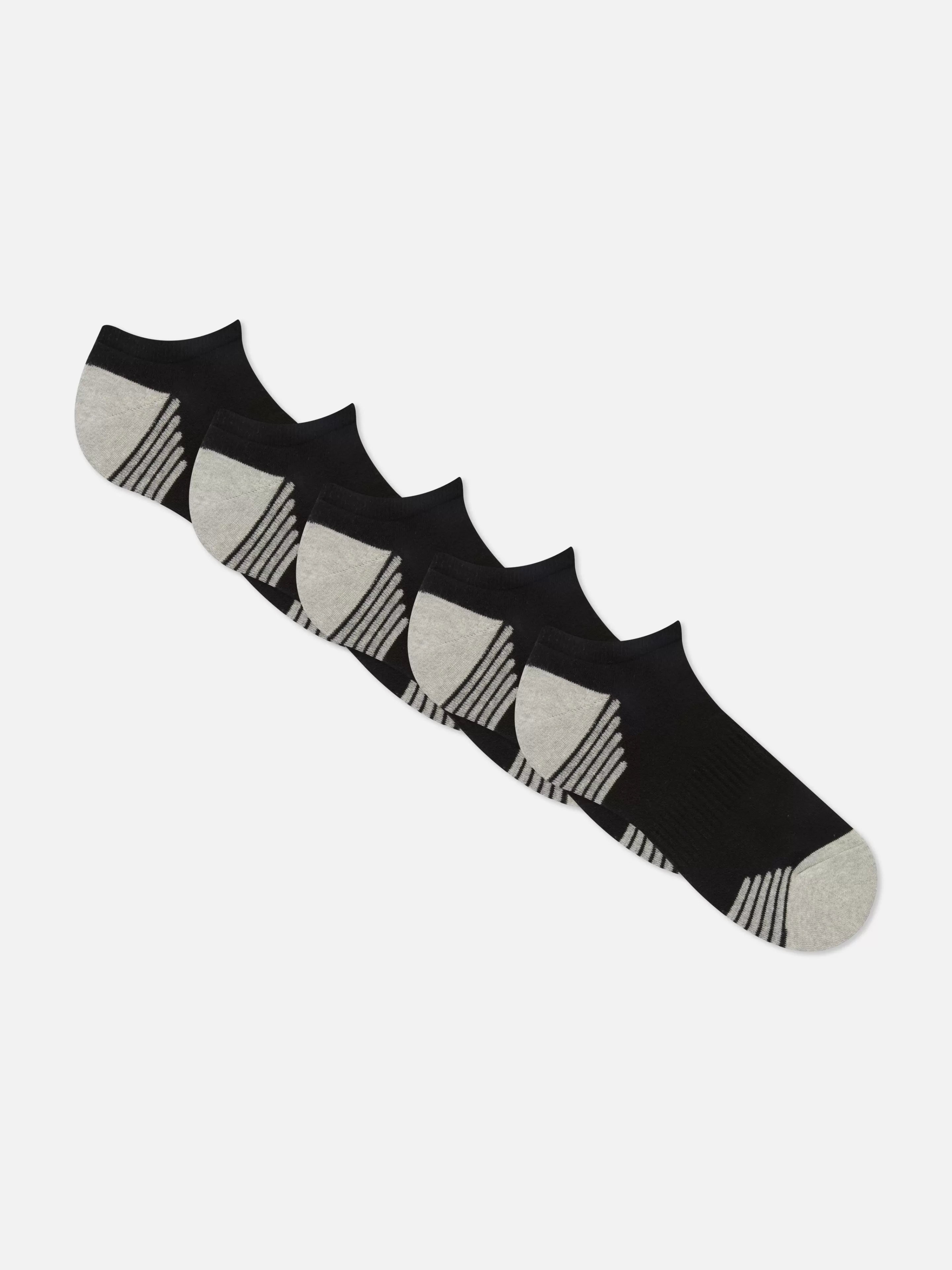 Primark Socken | Sneakersocken, 5er-Pack Schwarz