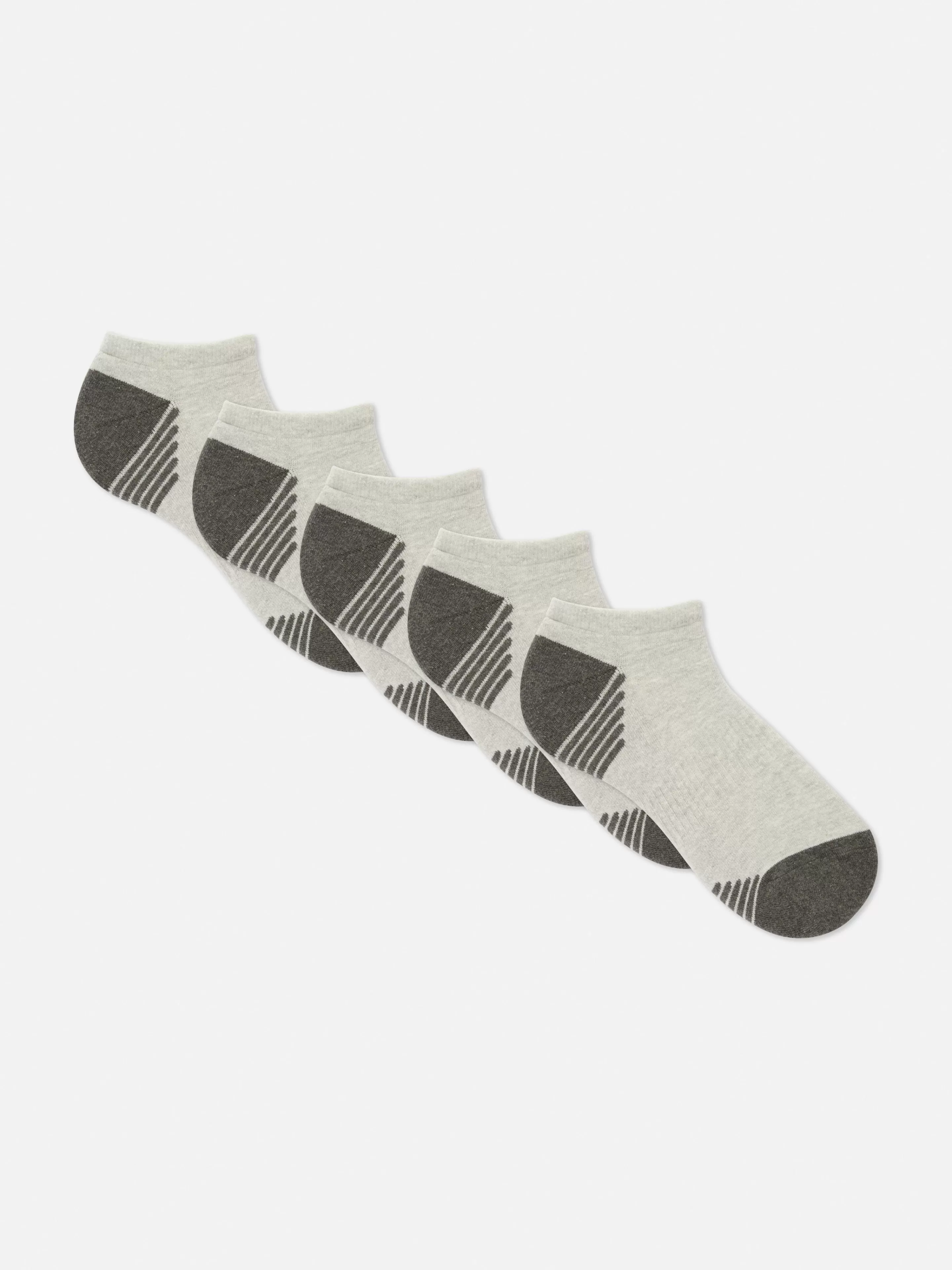 Primark Socken | Sneakersocken, 5er-Pack Grau