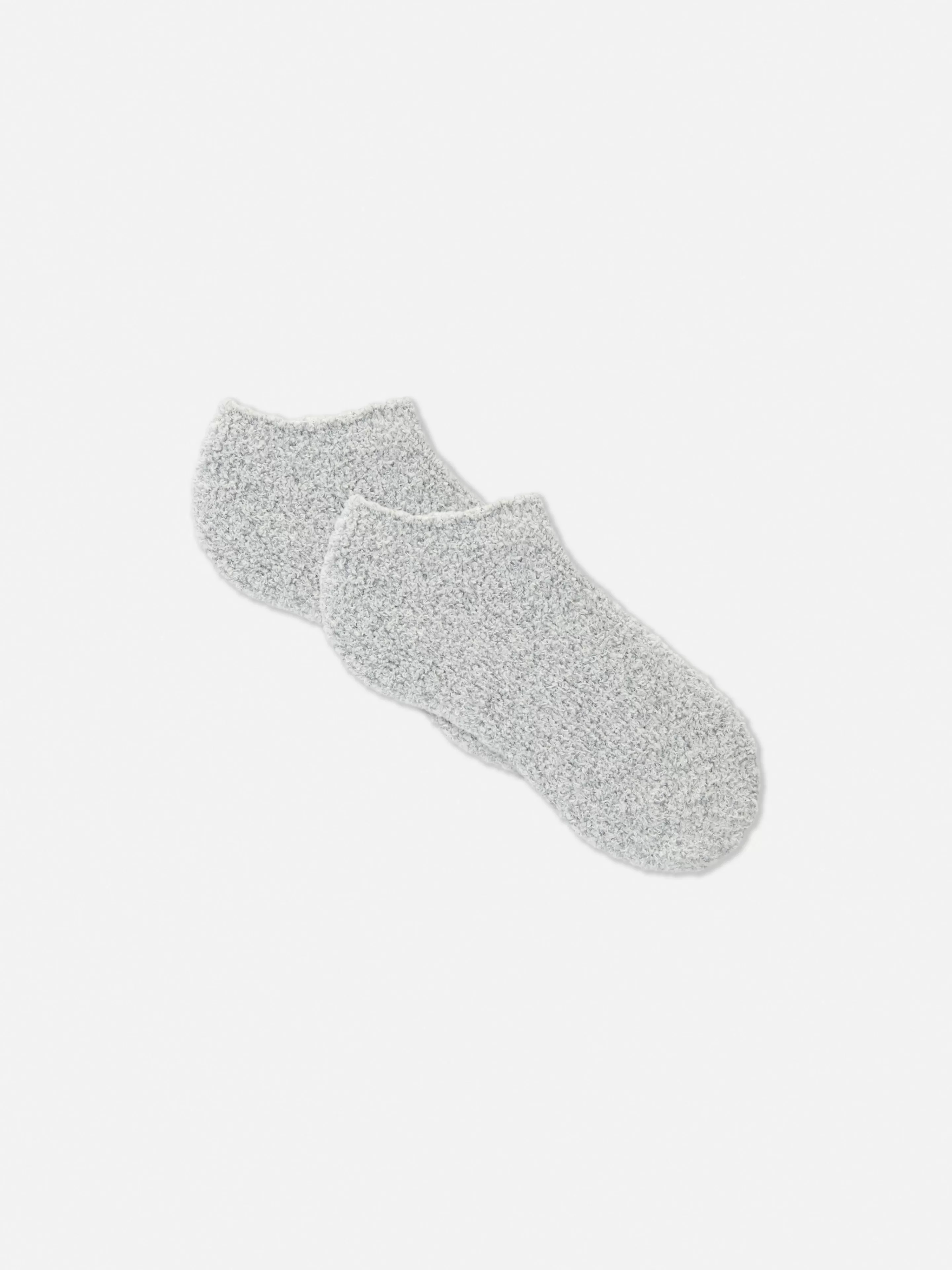 Primark Socken | Sneakersocken Aus Bouclé, 2er-Pack Grau