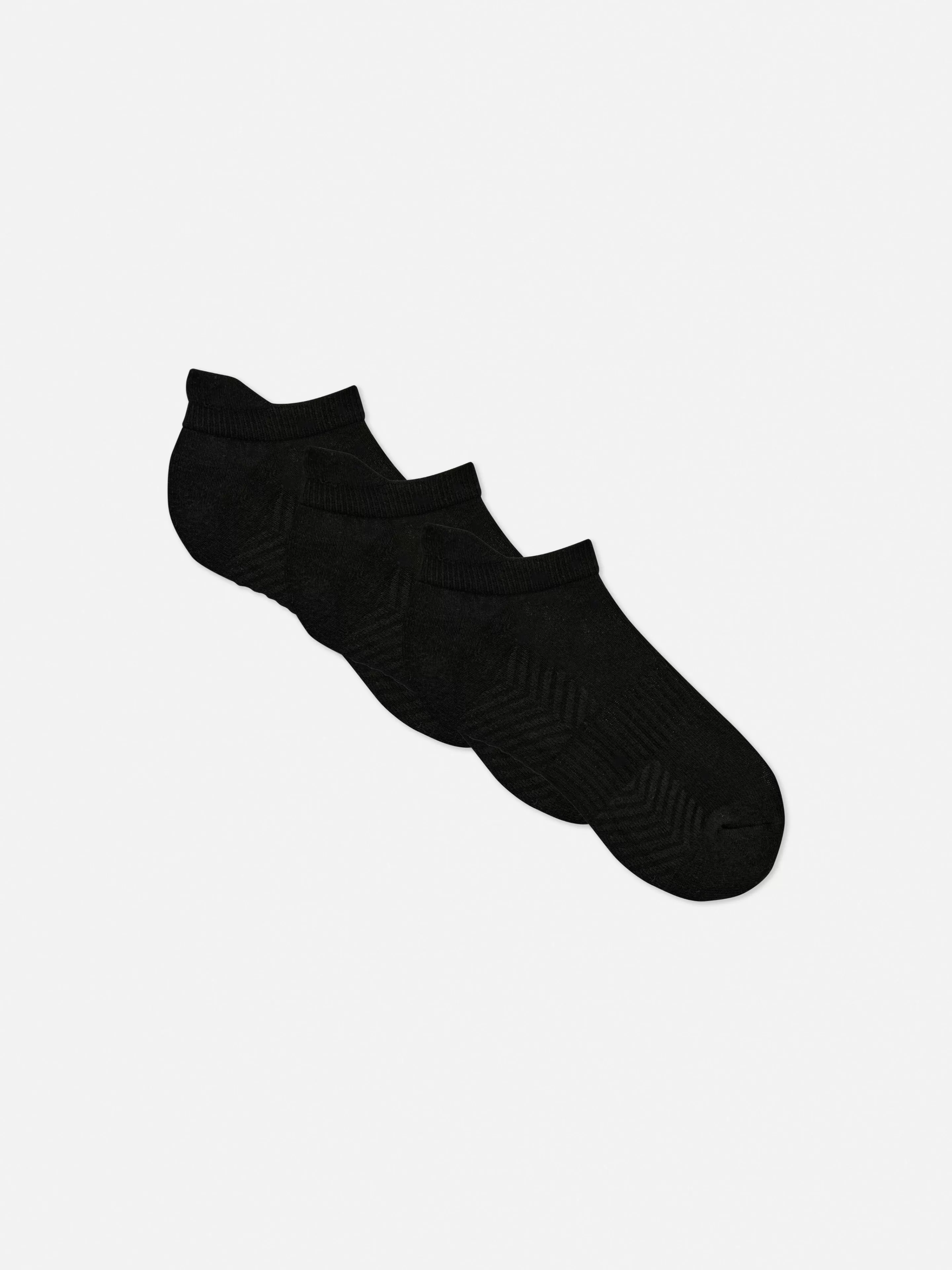 Primark Socken | Sneakersocken Mit Fußbettpolsterung, 3er-Pack Schwarz