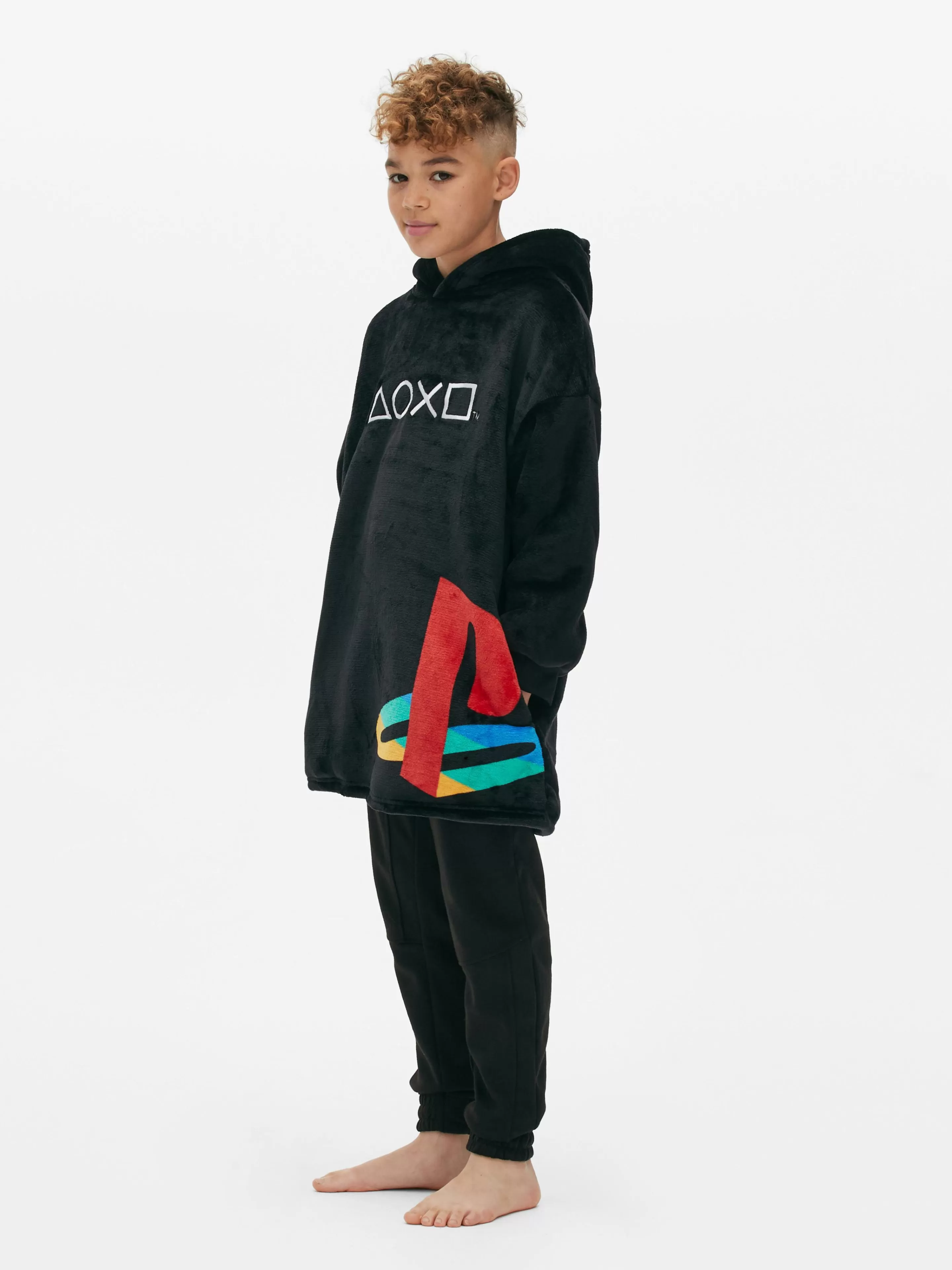 Primark Snuddies Und Einteiler | Snuddie Mit PlayStation-Logo Für Kinder Schwarz