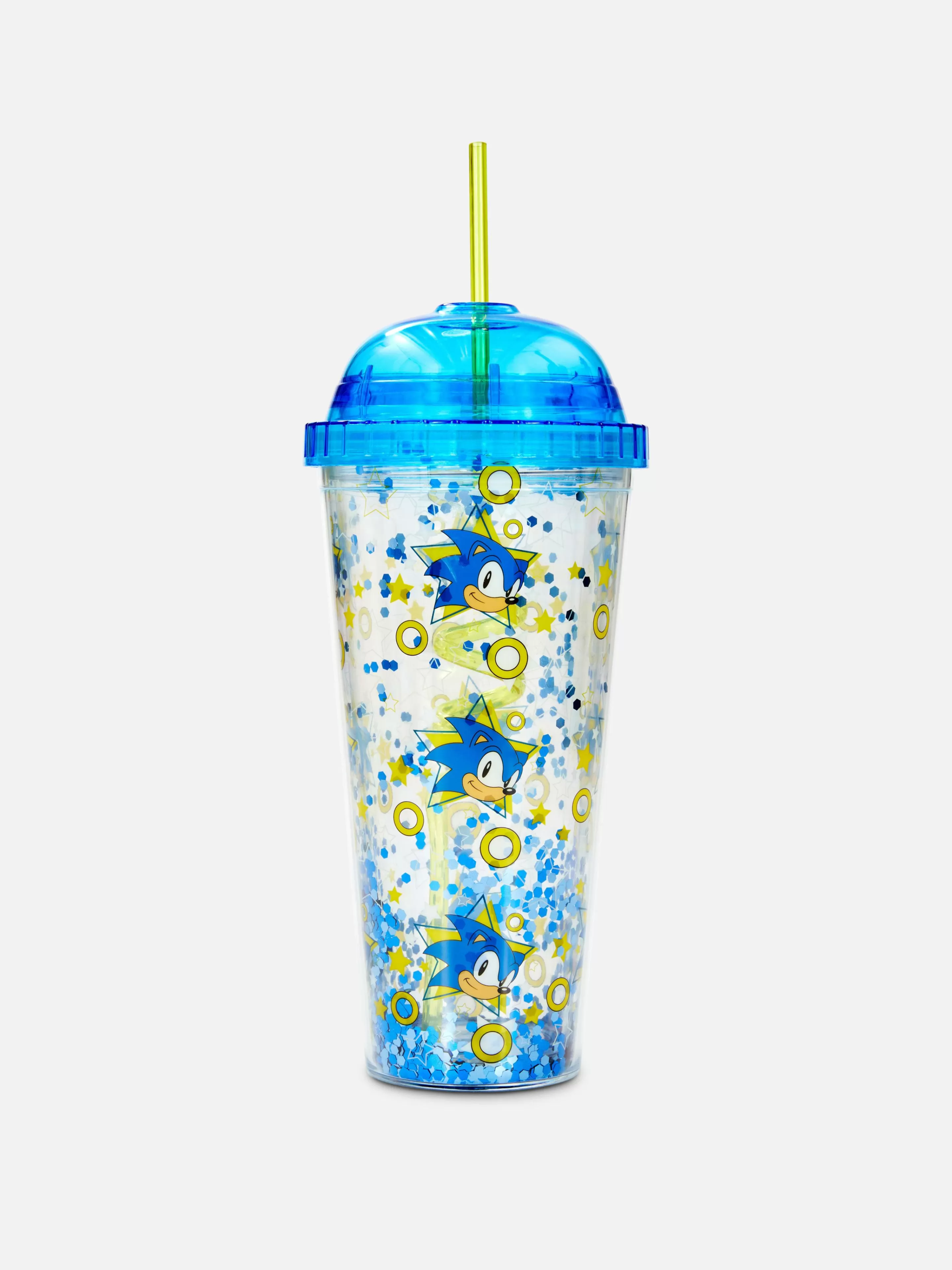 Primark Tassen Und Becher | „Sonic The Hedgehog“ Glitzer-Reisebecher Blau