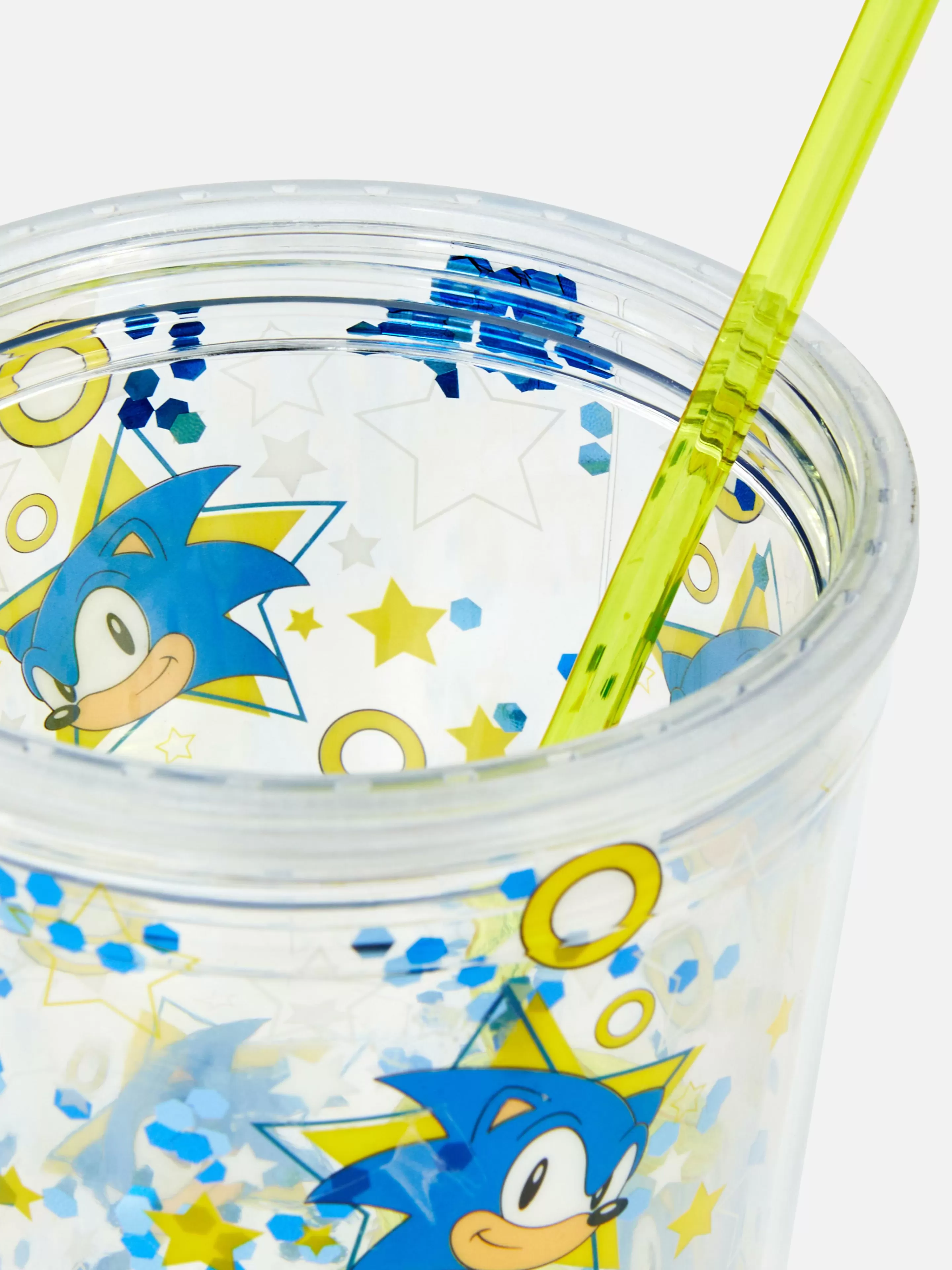 Primark Tassen Und Becher | „Sonic The Hedgehog“ Glitzer-Reisebecher Blau