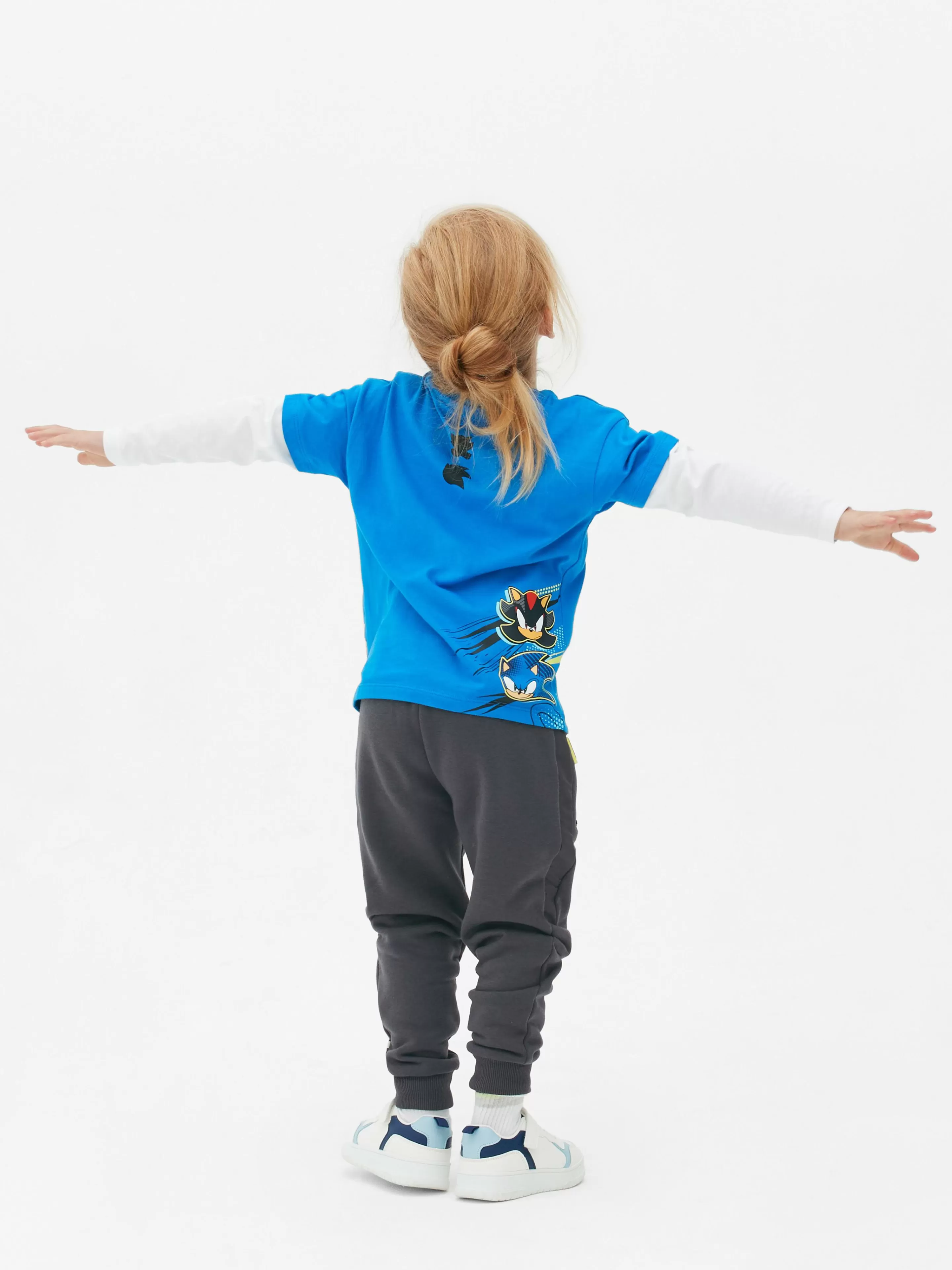 Primark Jogginghosen | „Sonic The Hedgehog“ Jogginghose Mit Grafik Anthrazitfarben