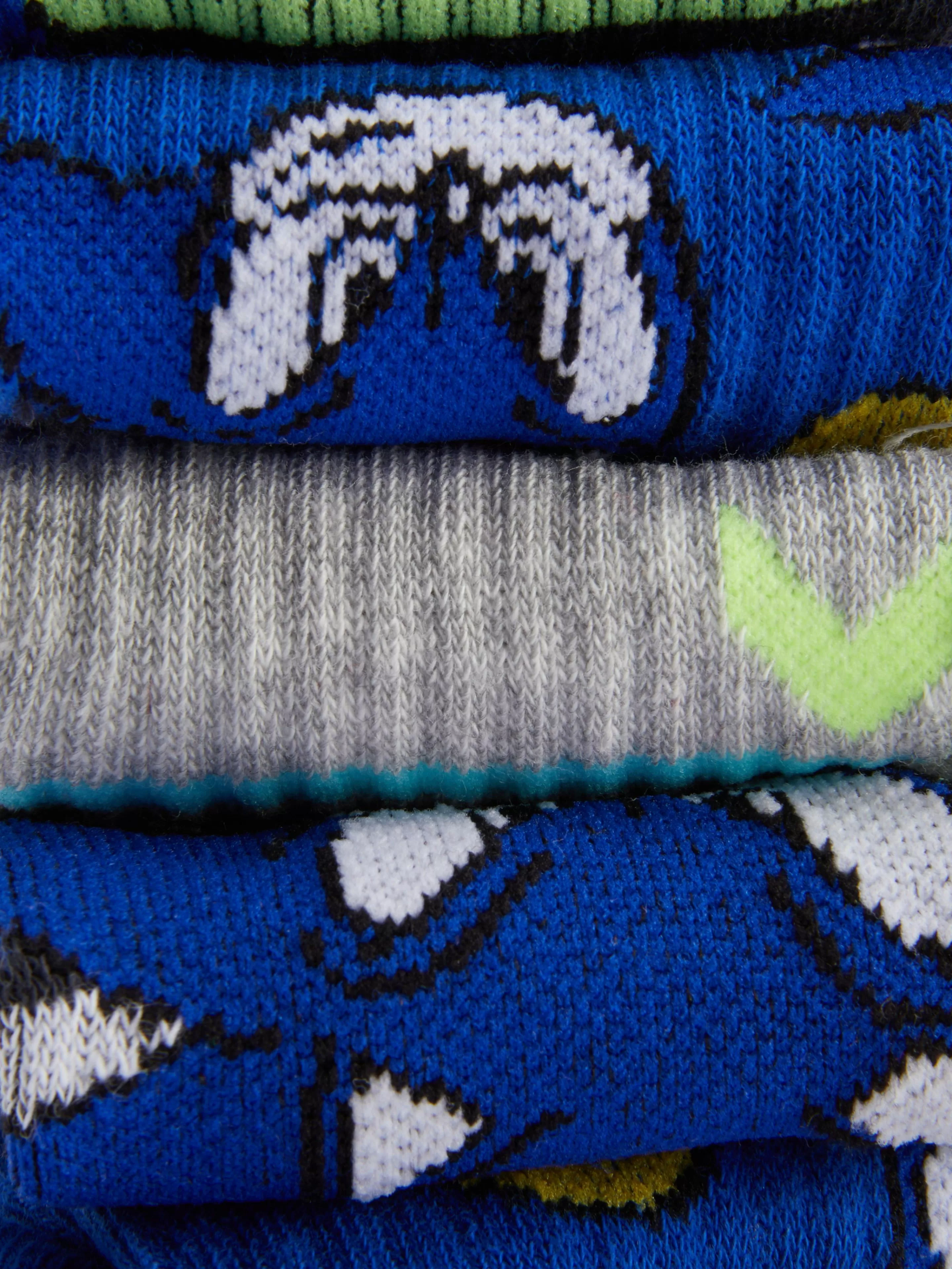 Primark Socken | „Sonic The Hedgehog“ Socken, 3er-Pack Blau