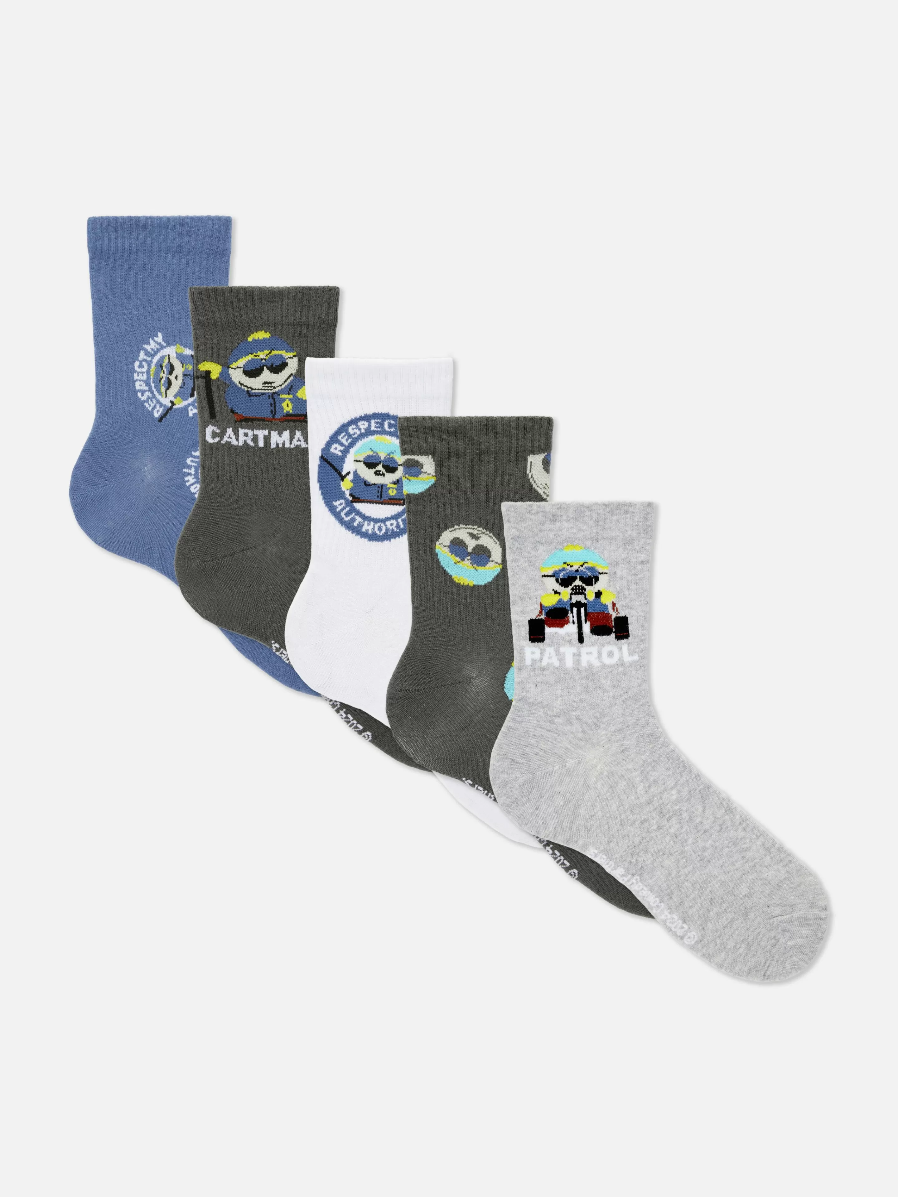 Primark Socken | „South Park Cartman“ Socken, 5er-Pack Multi