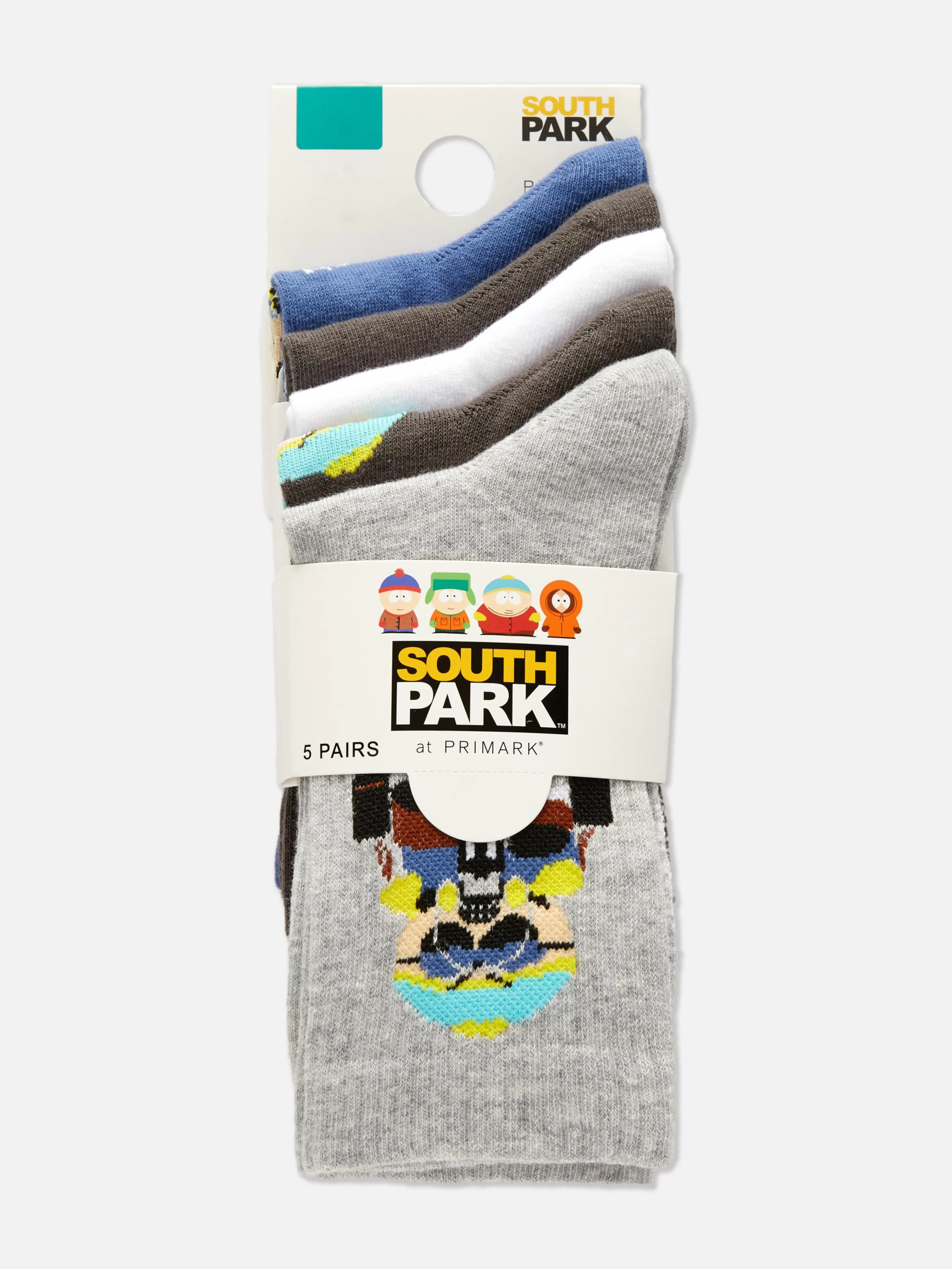 Primark Socken | „South Park Cartman“ Socken, 5er-Pack Multi