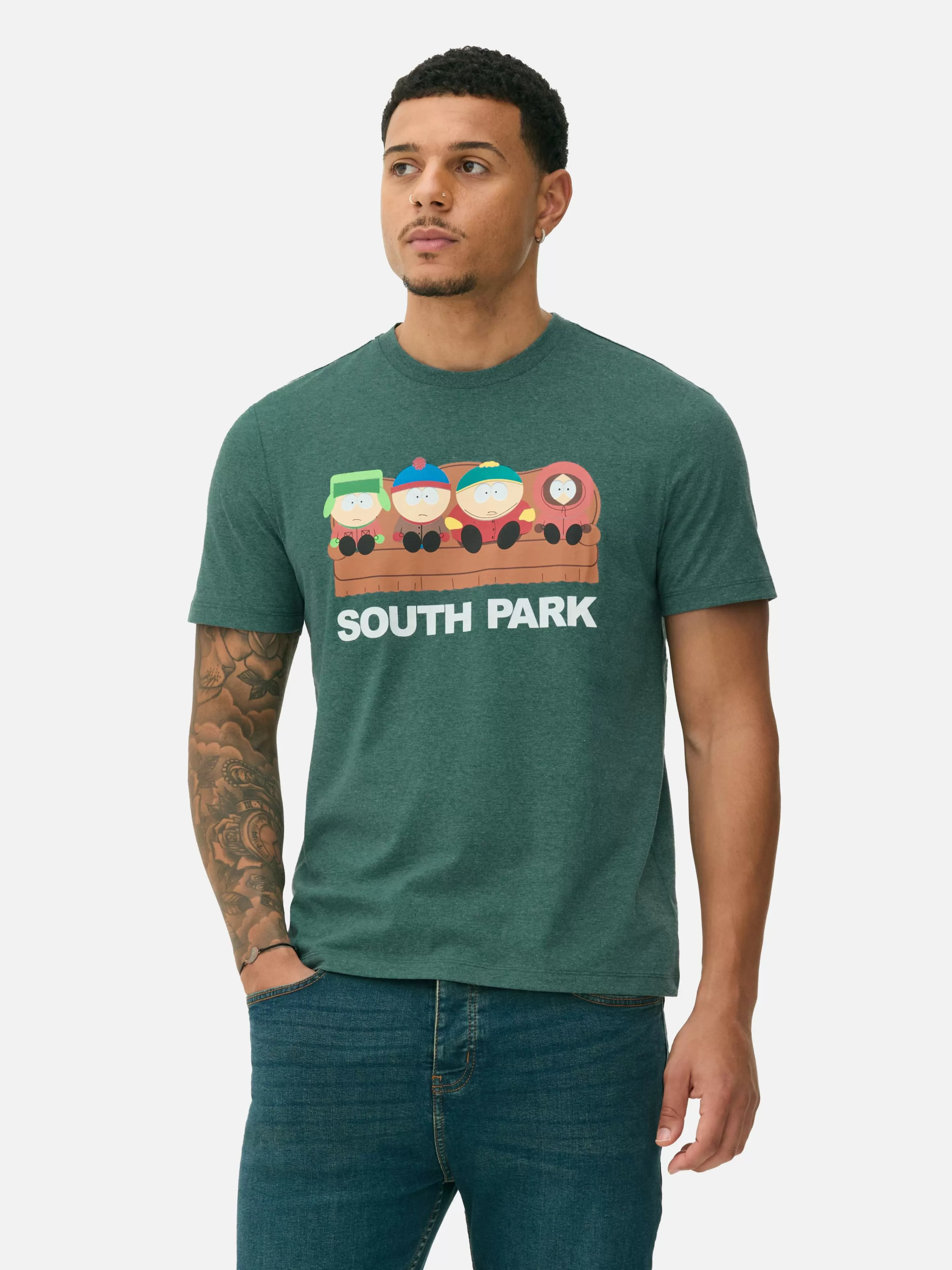 Primark Grafik-T-Shirts Und -Sweatshirts | Tops Und T-Shirts | „South Park“ T-Shirt Grün