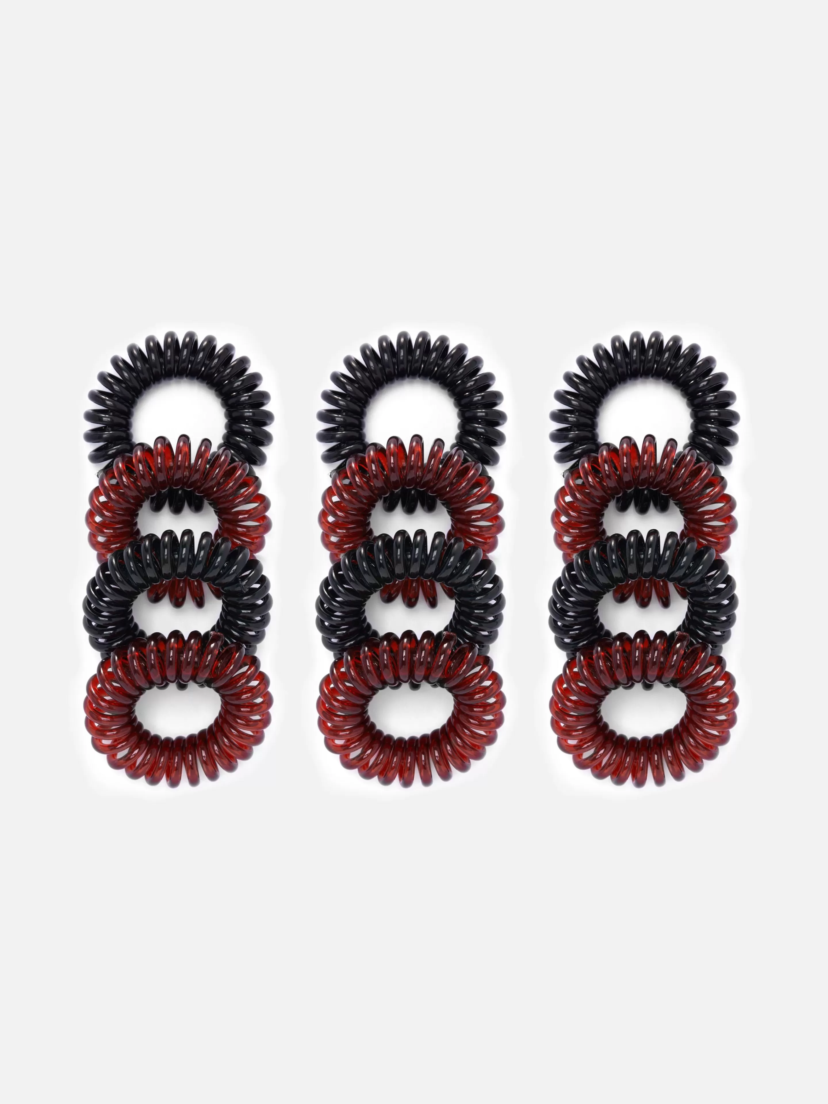 Primark Haarschmuck | Spiralhaargummis, 12er-Pack Multi